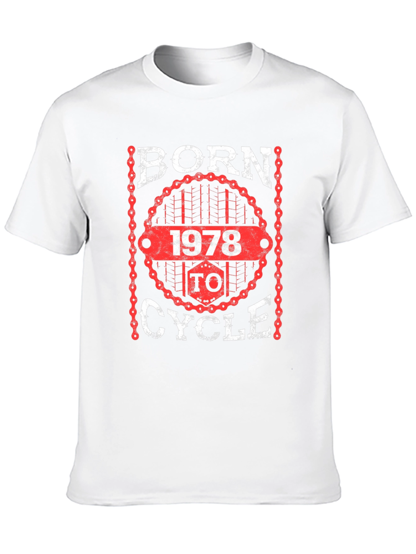 Born 1978 to Cycle Black T-Shirt