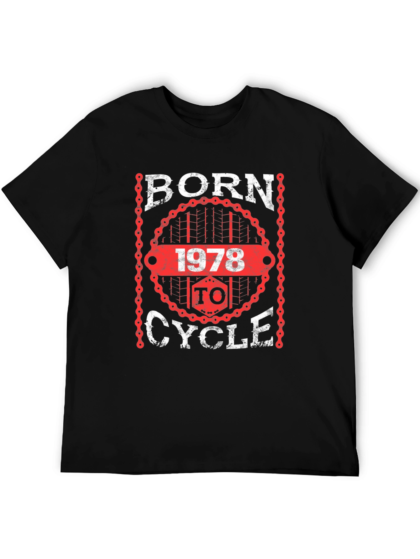 Born 1978 to Cycle Black T-Shirt