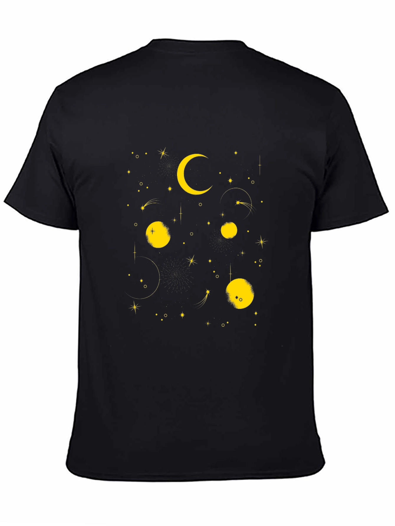 Cosmic Dreams Black T-Shirt