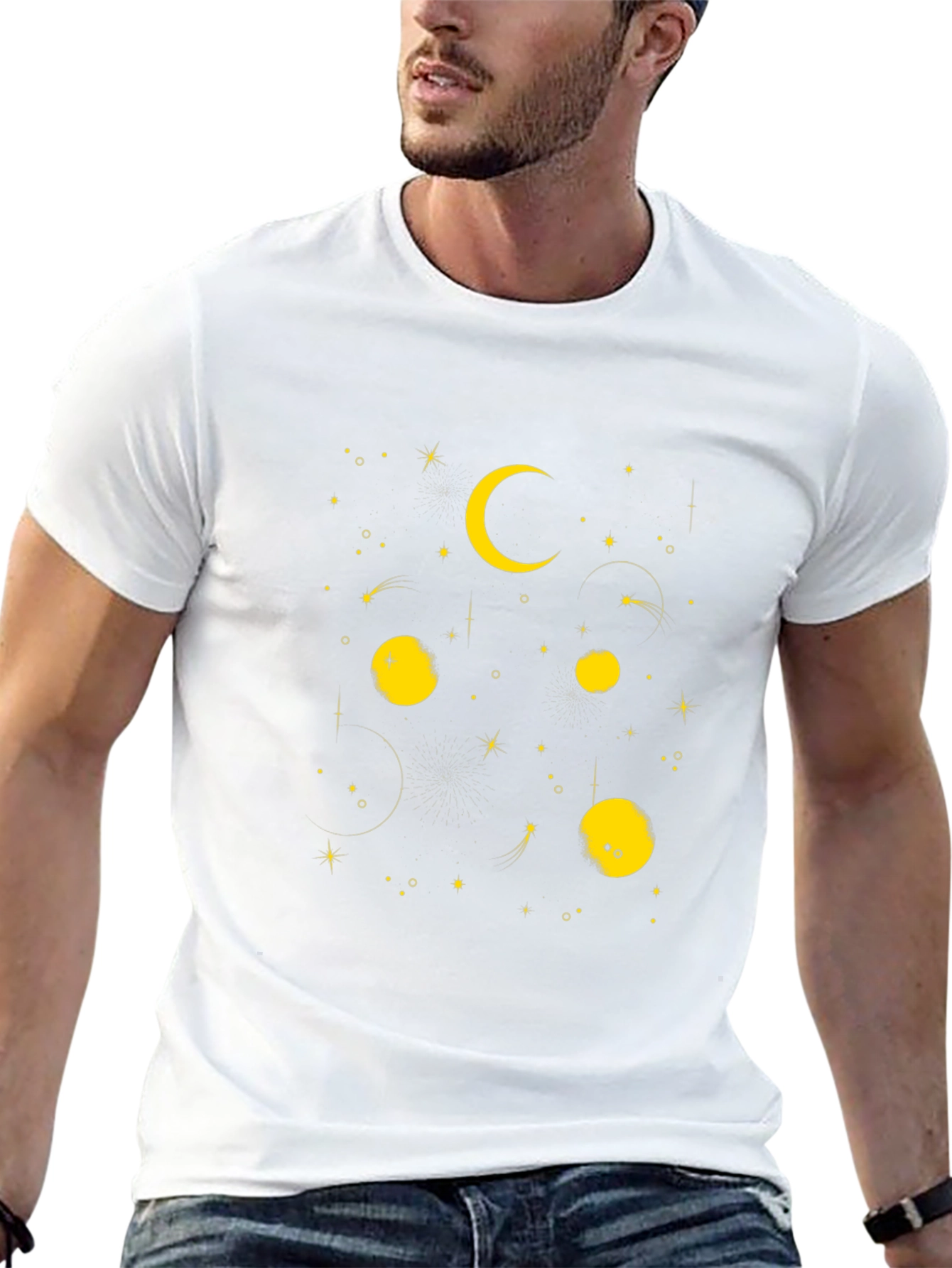 Cosmic Dreams Black T-Shirt