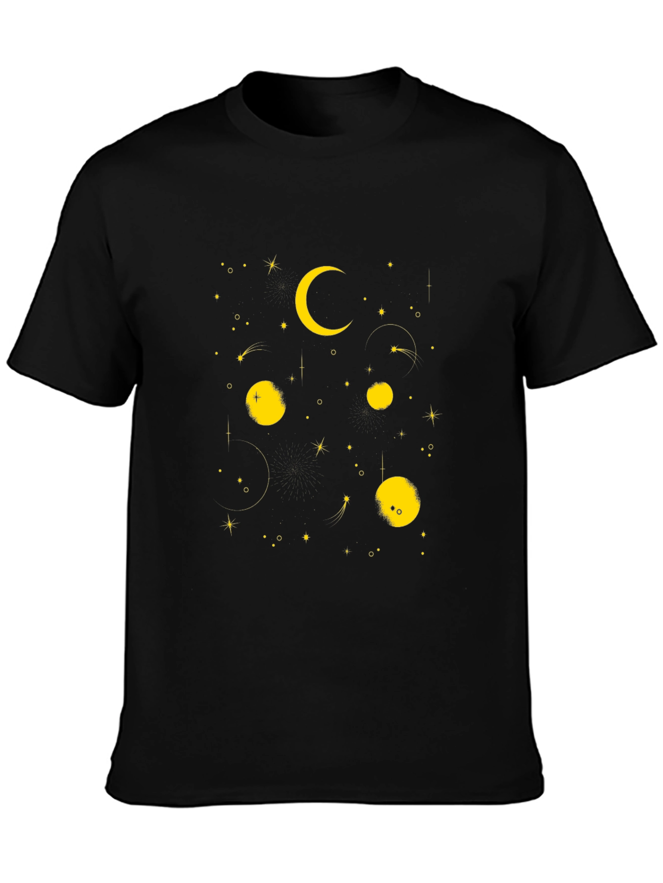 Cosmic Dreams Black T-Shirt
