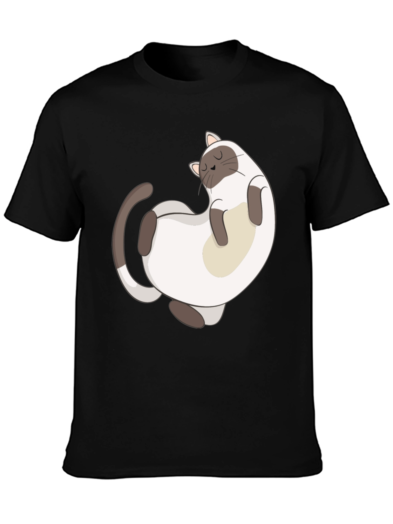 Siamese Cat Nap T-Shirt - Relaxed Fit