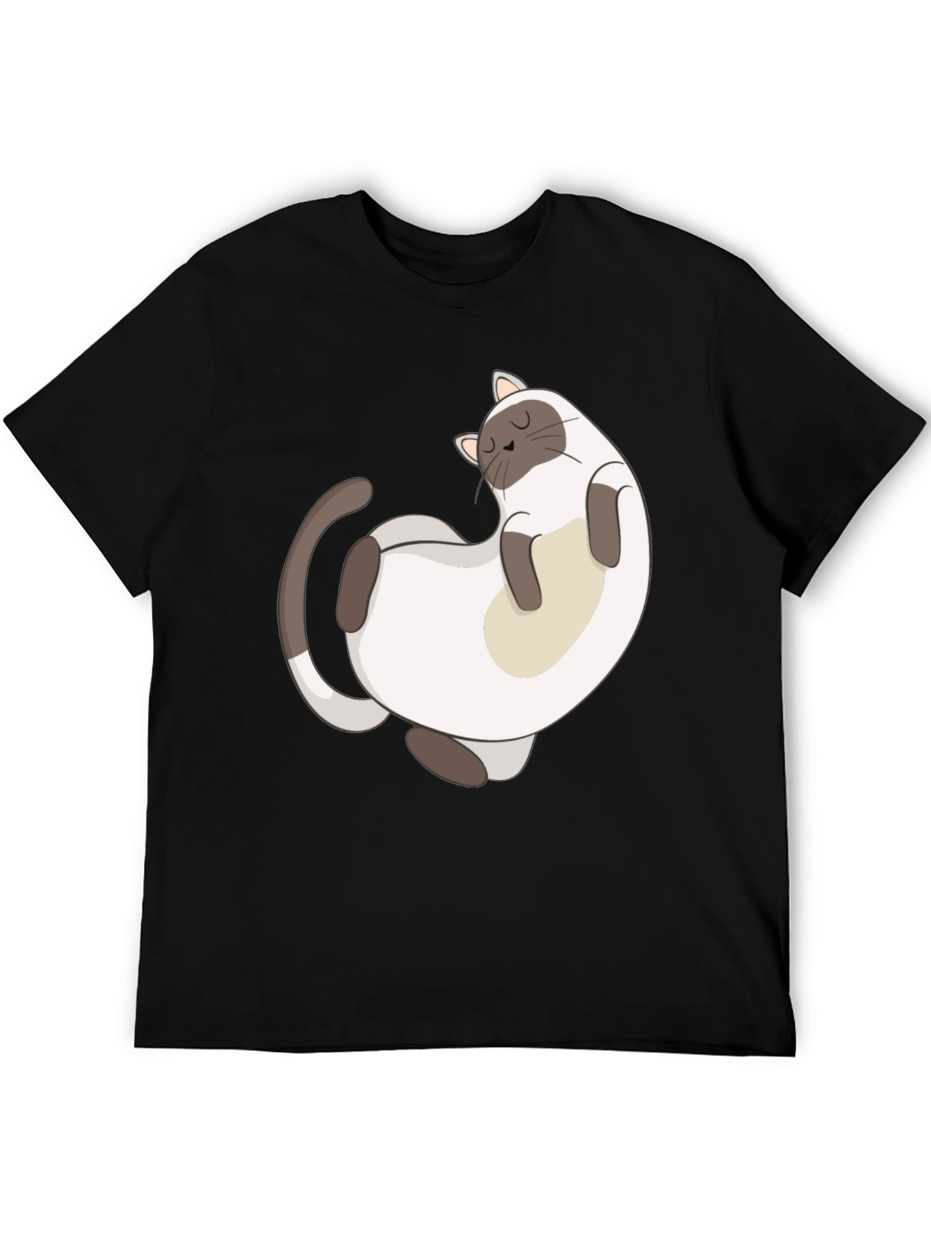 Siamese Cat Nap T-Shirt - Relaxed Fit