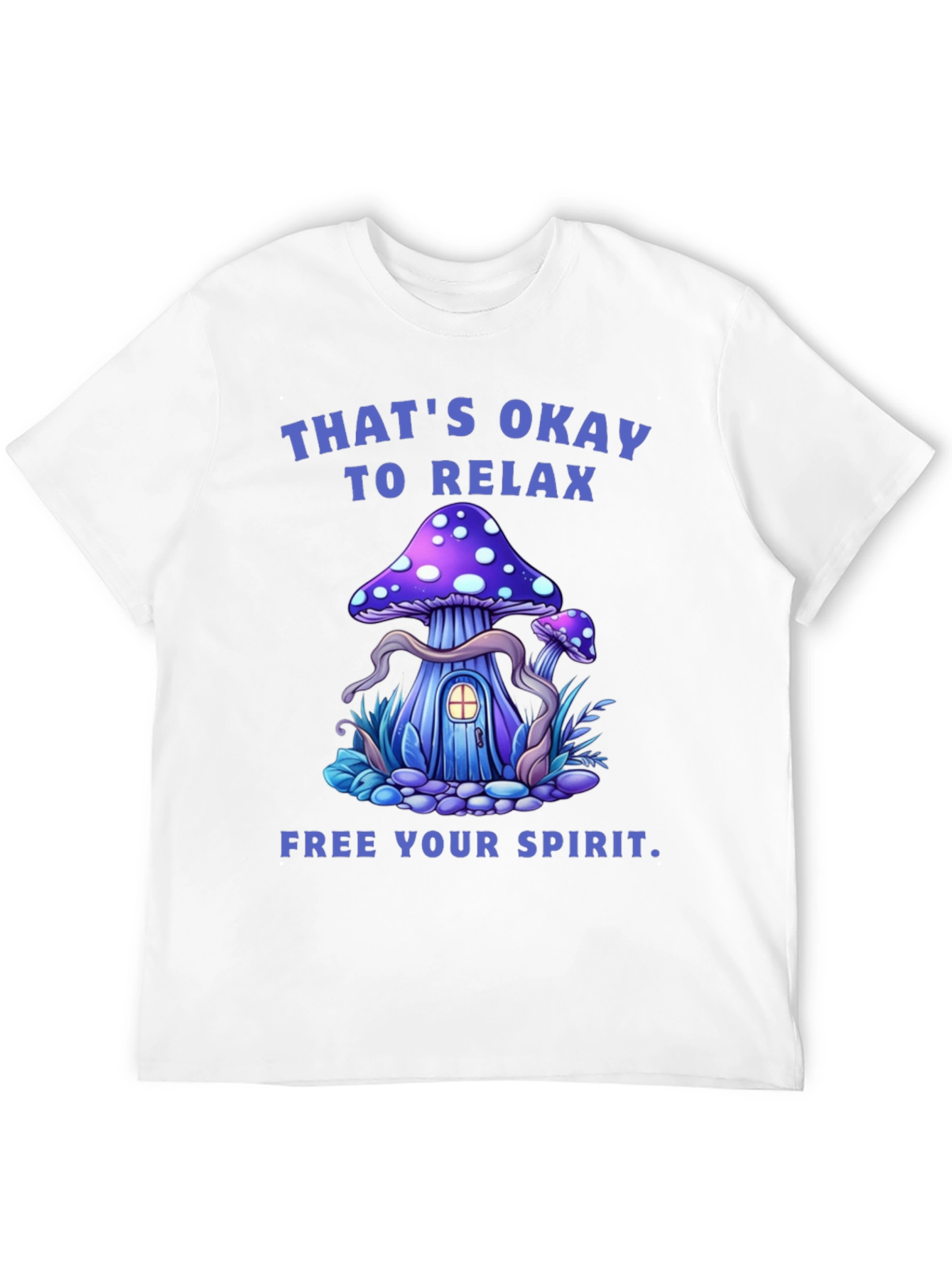 Relax Mushroom Graphic Tee - Free Your Spirit