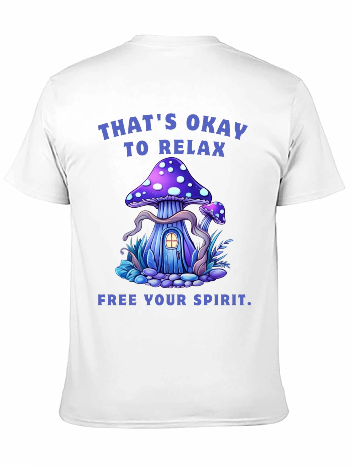 Relax Mushroom Graphic Tee - Free Your Spirit