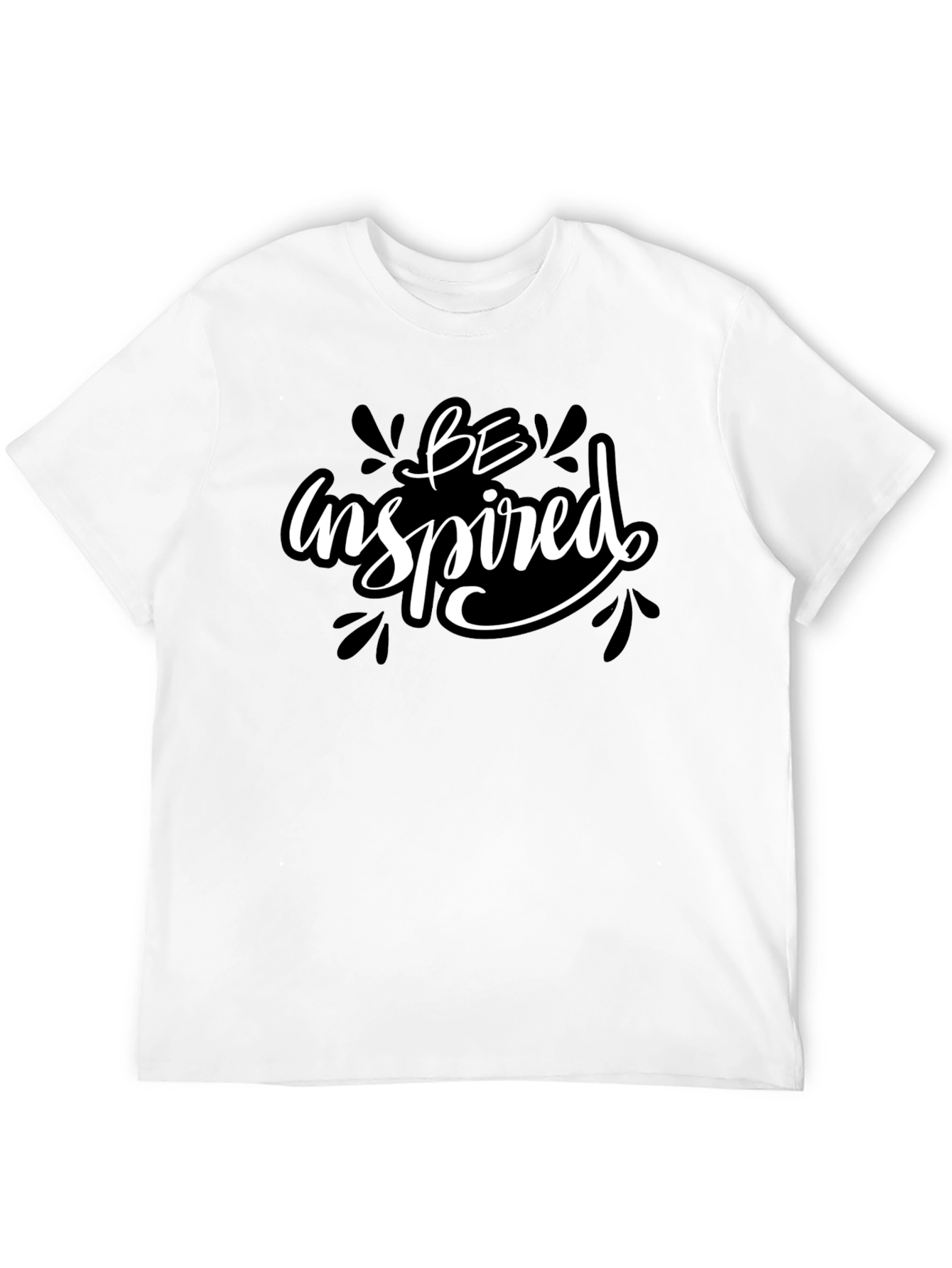 Be Inspired Black Graphic Tee