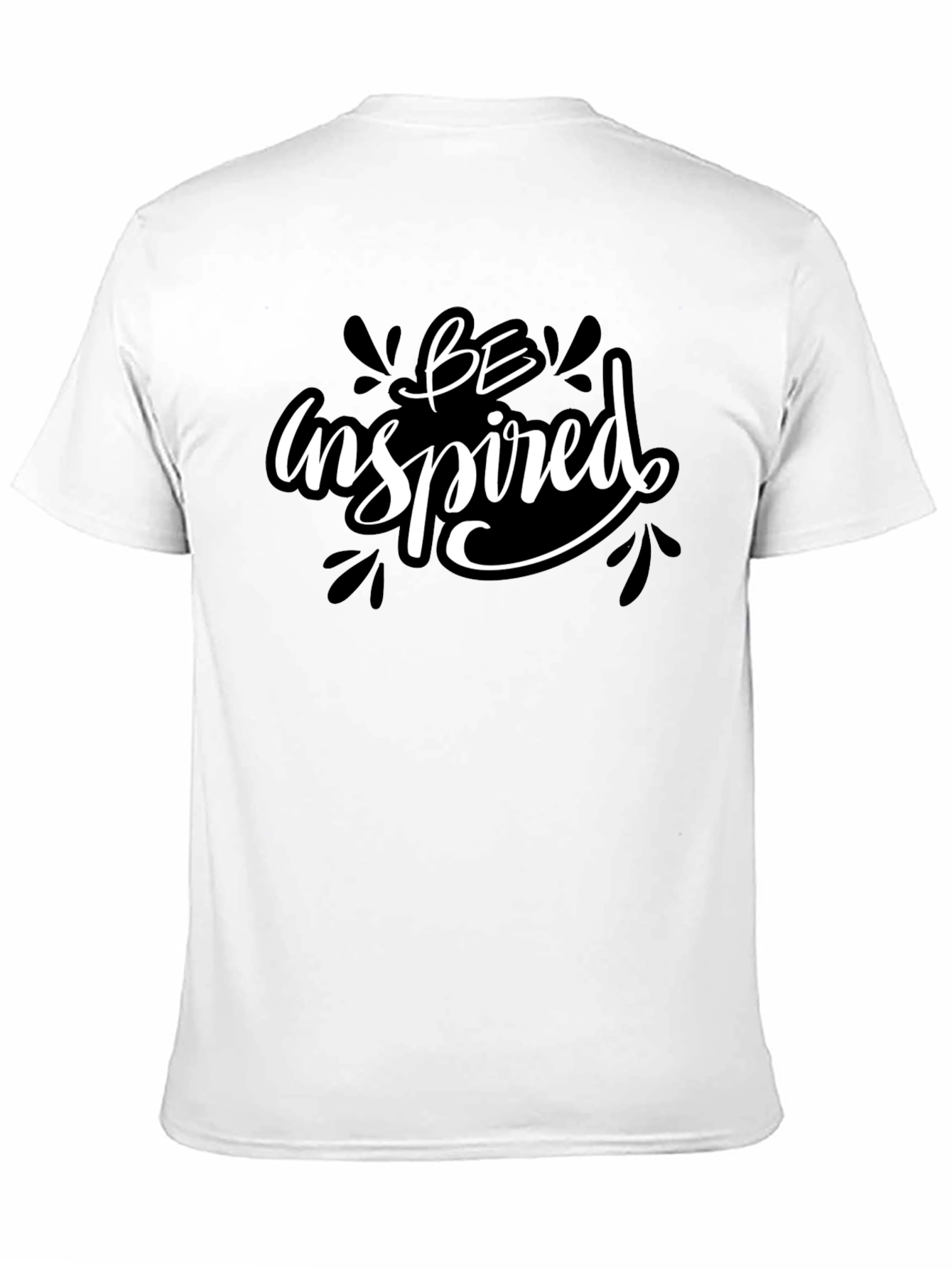 Be Inspired Black Graphic Tee
