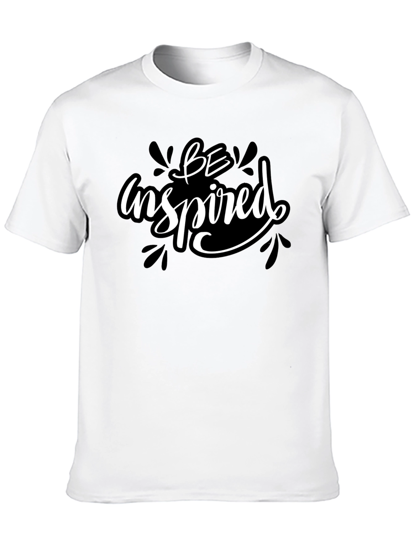 Be Inspired Black Graphic Tee