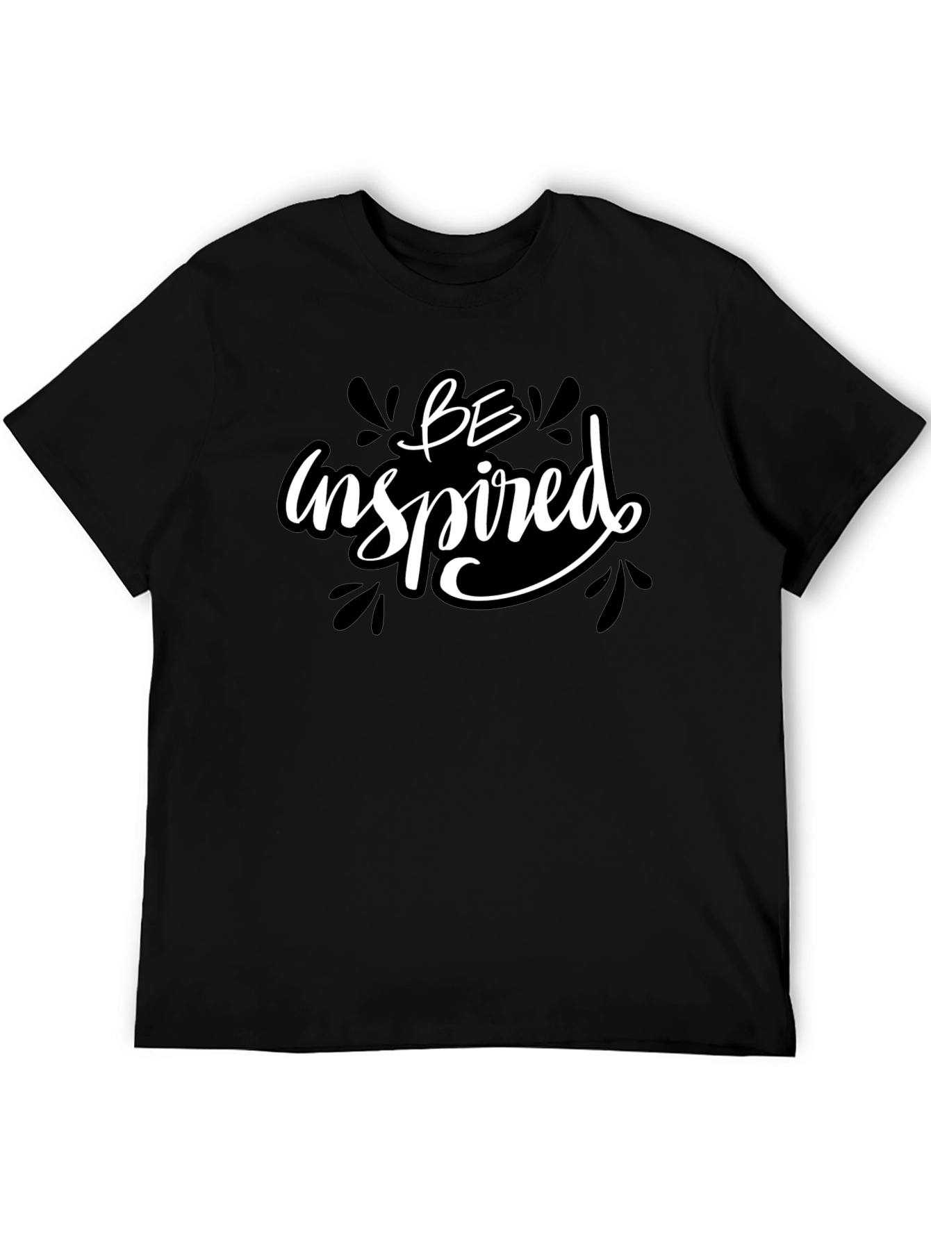 Be Inspired Black Graphic Tee