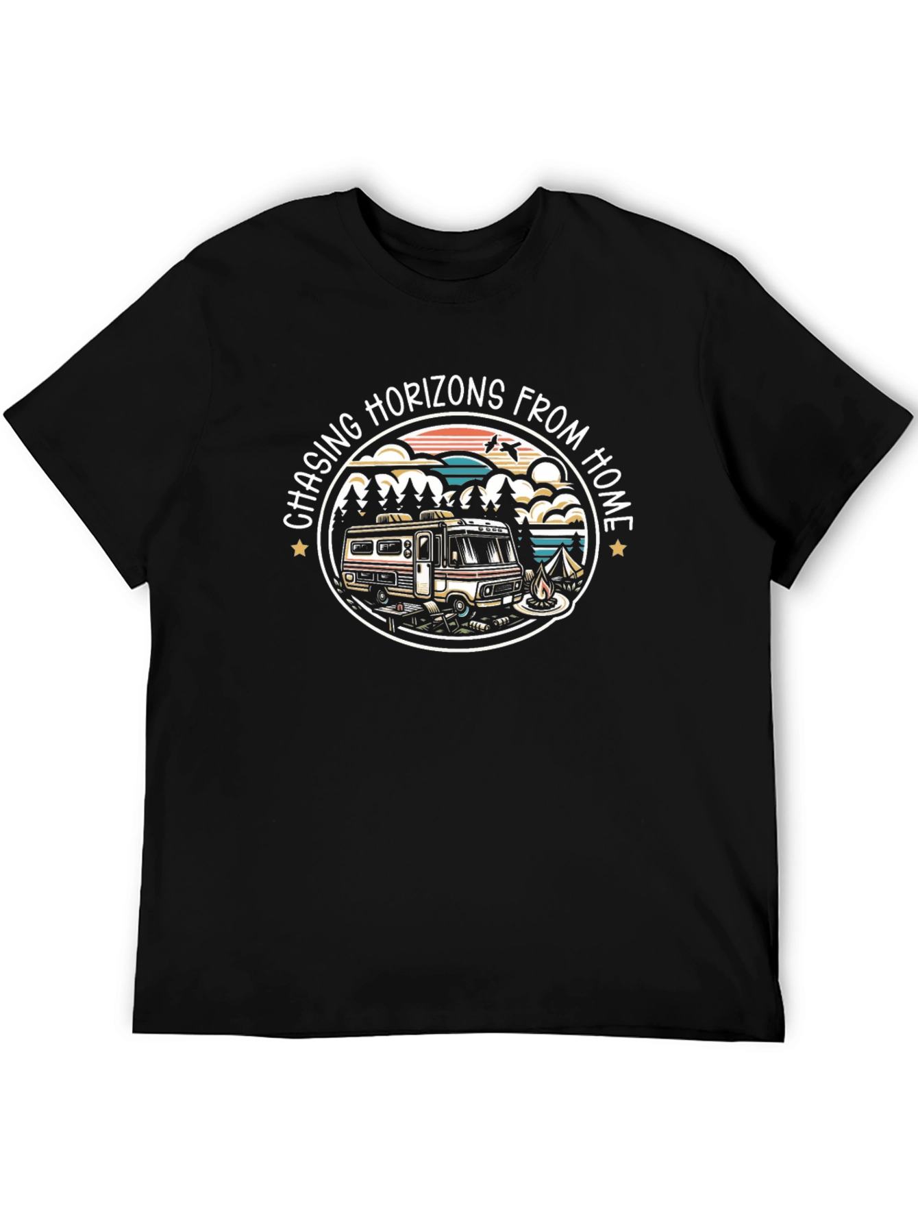 Chasing Horizons RV Camping T-Shirt