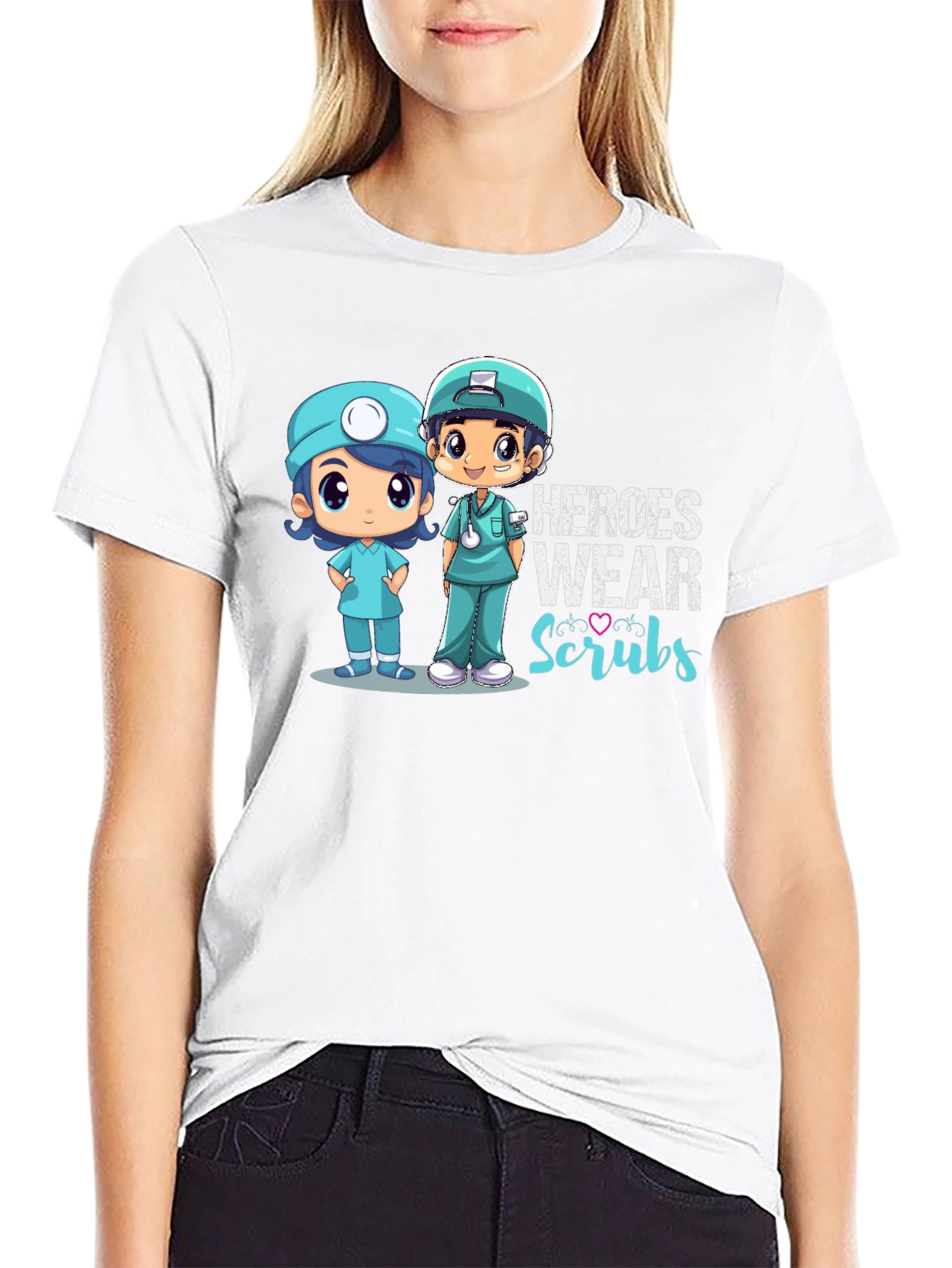 Heroes Wear Scrubs T-Shirt