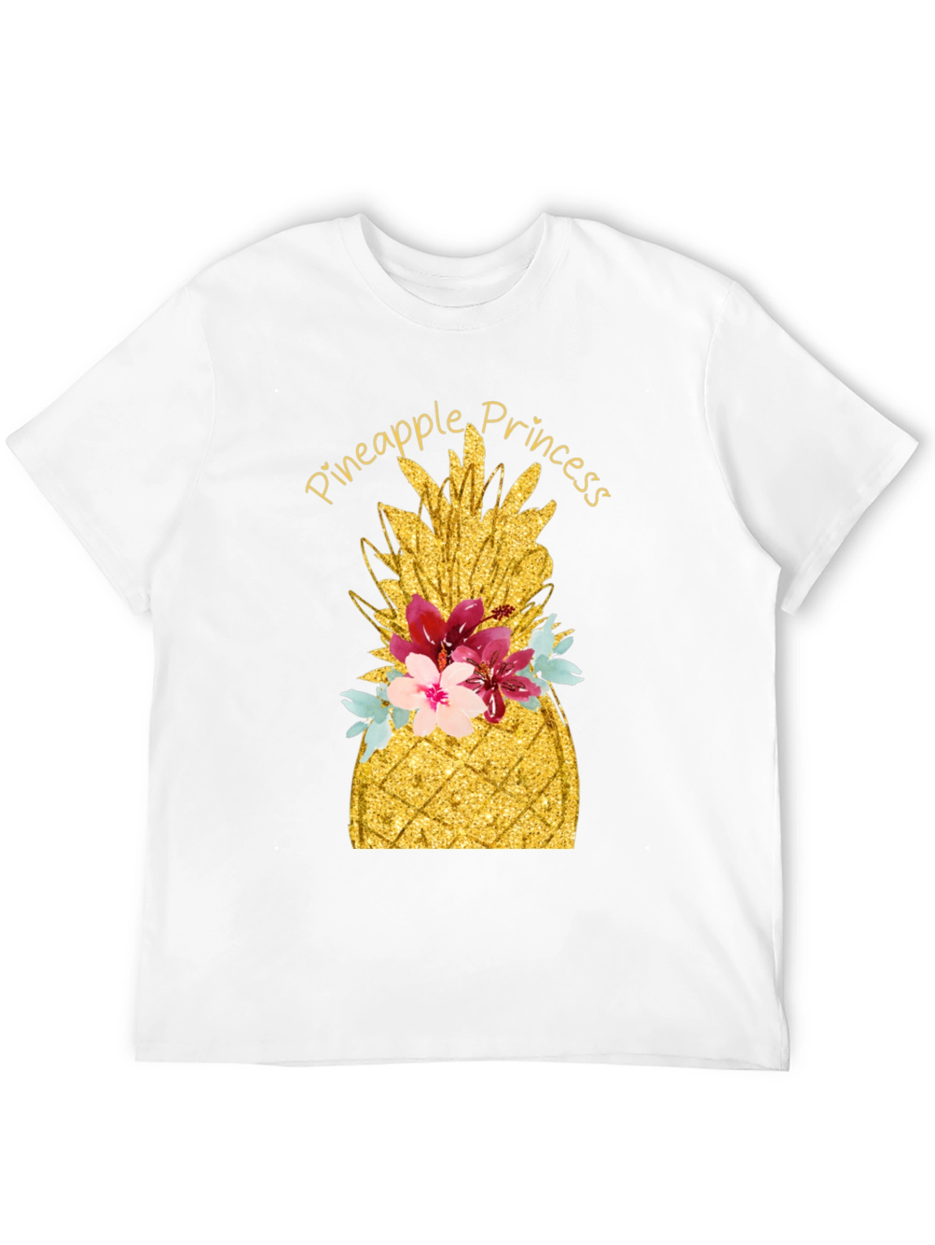 Pineapple Princess Black T-Shirt