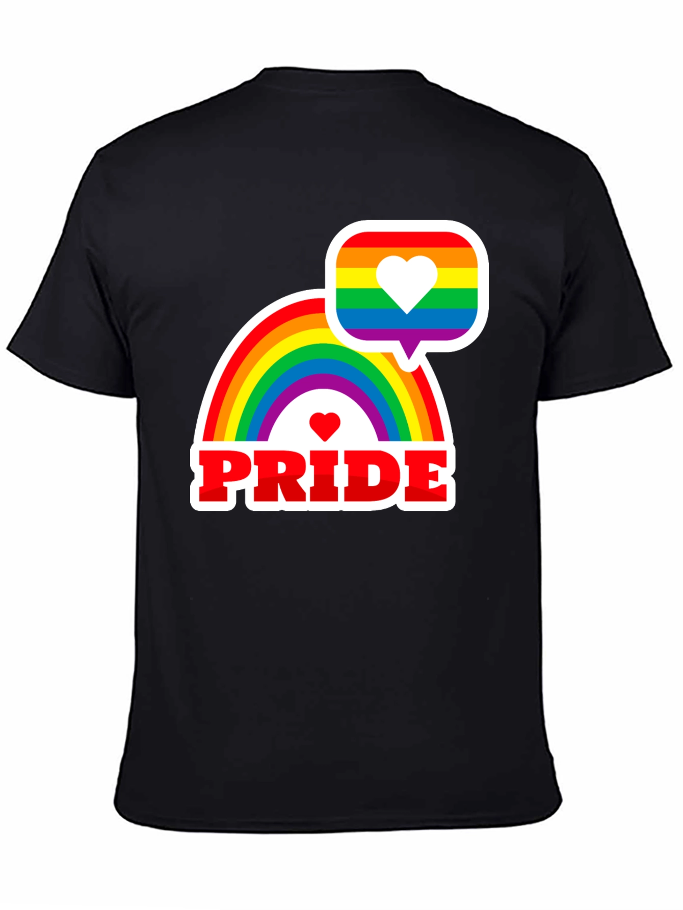 Pride Rainbow Graphic Tee