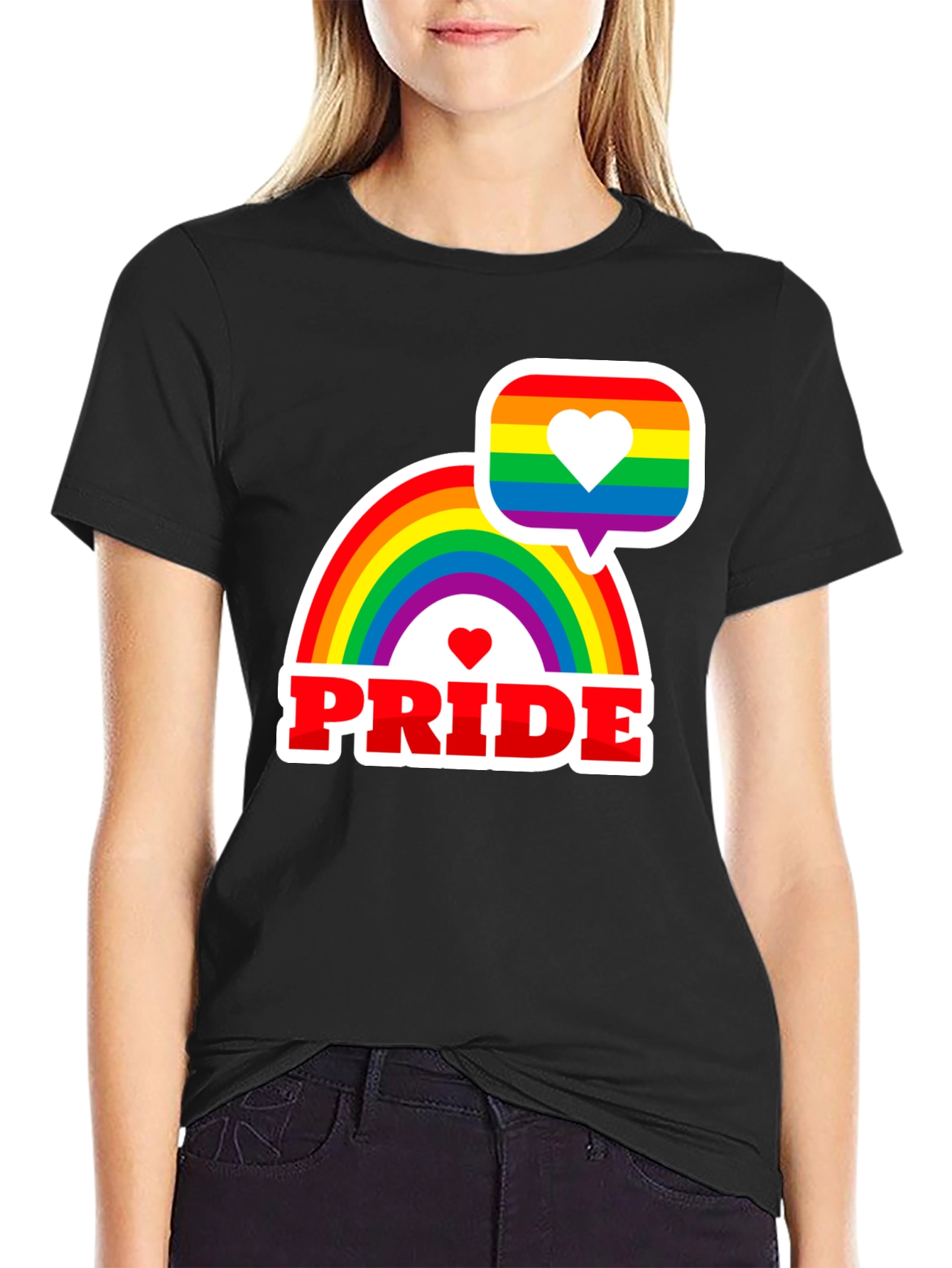 Pride Rainbow Graphic Tee