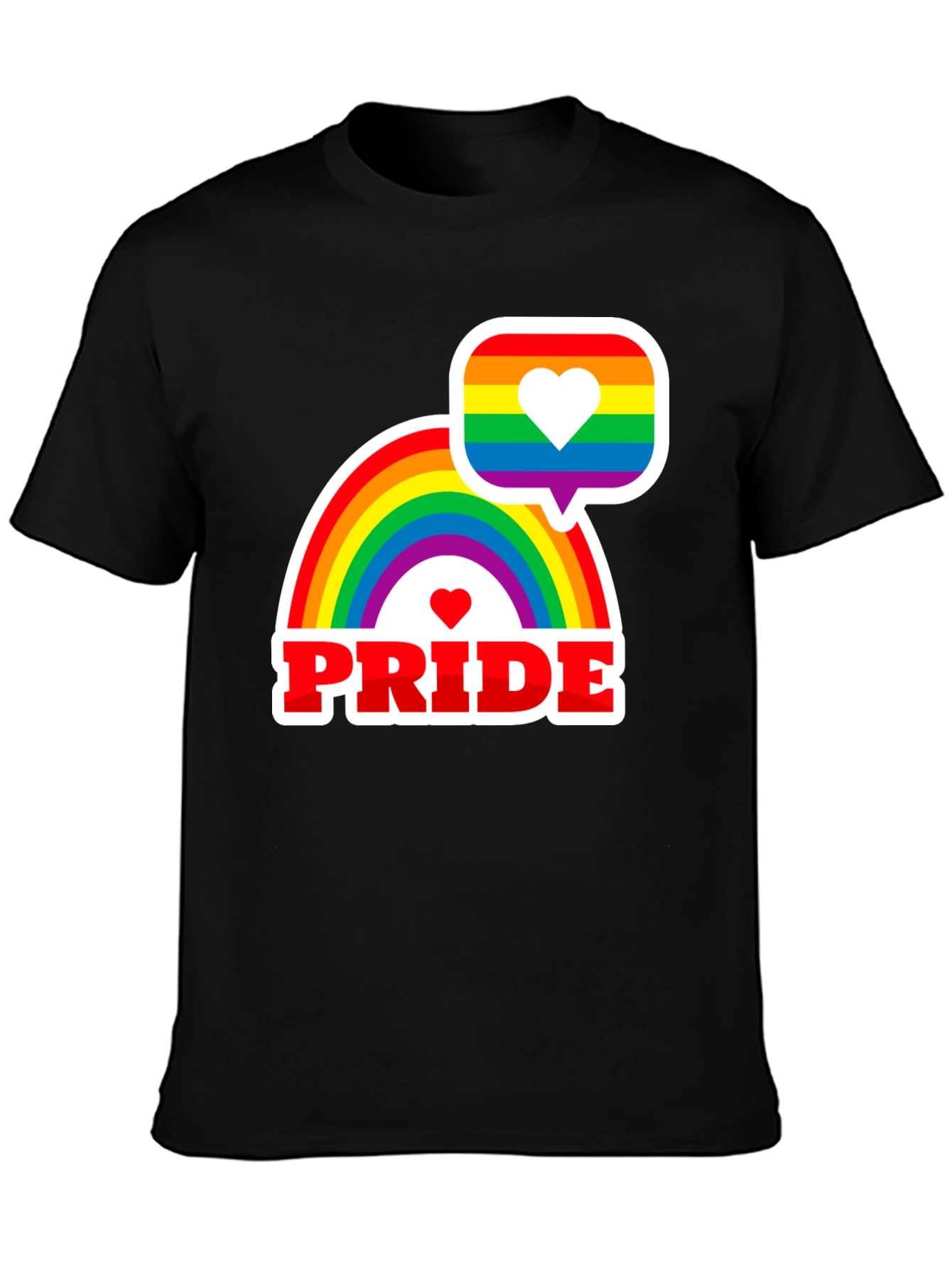 Pride Rainbow Graphic Tee