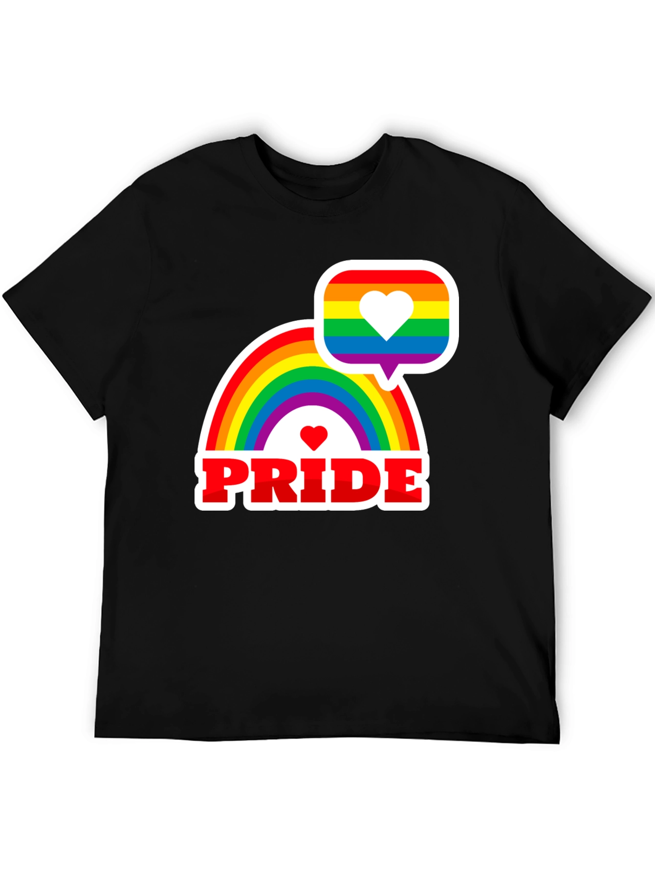 Pride Rainbow Graphic Tee
