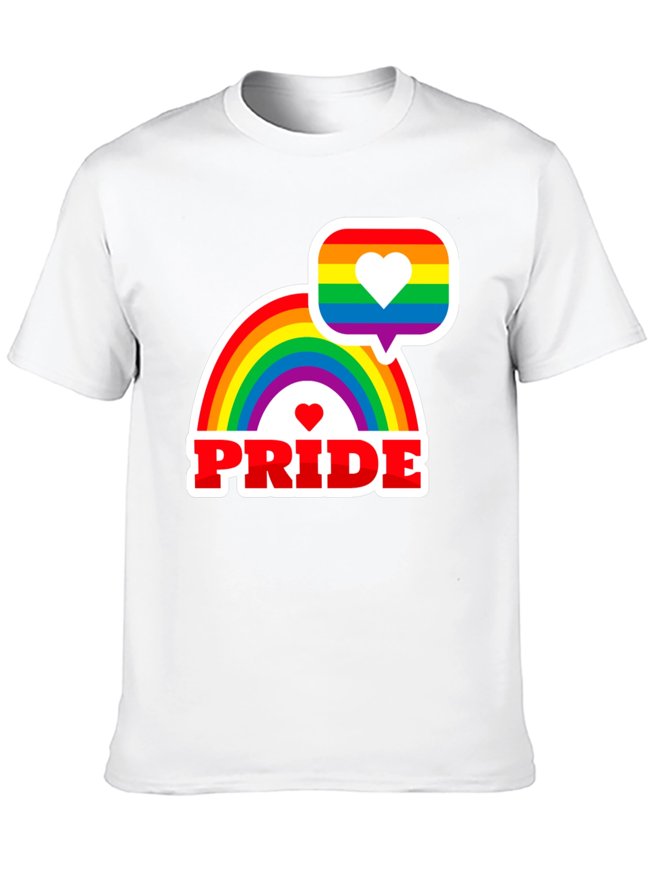 Pride Rainbow Graphic Tee