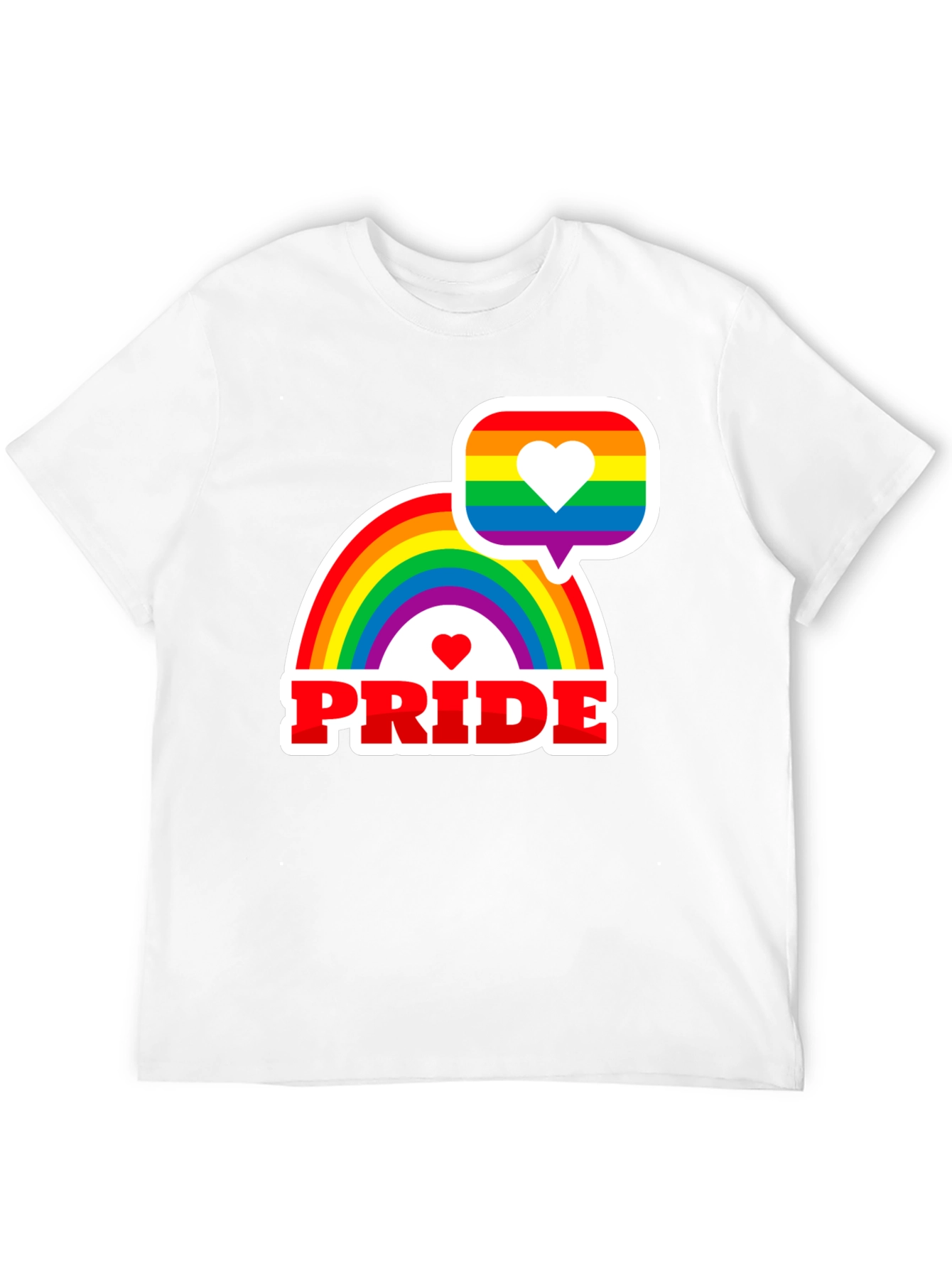 Pride Rainbow Graphic Tee