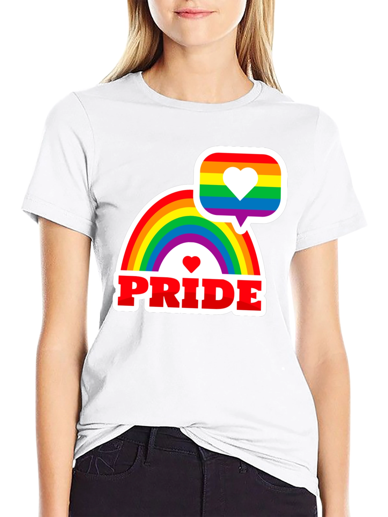 Pride Rainbow Graphic Tee