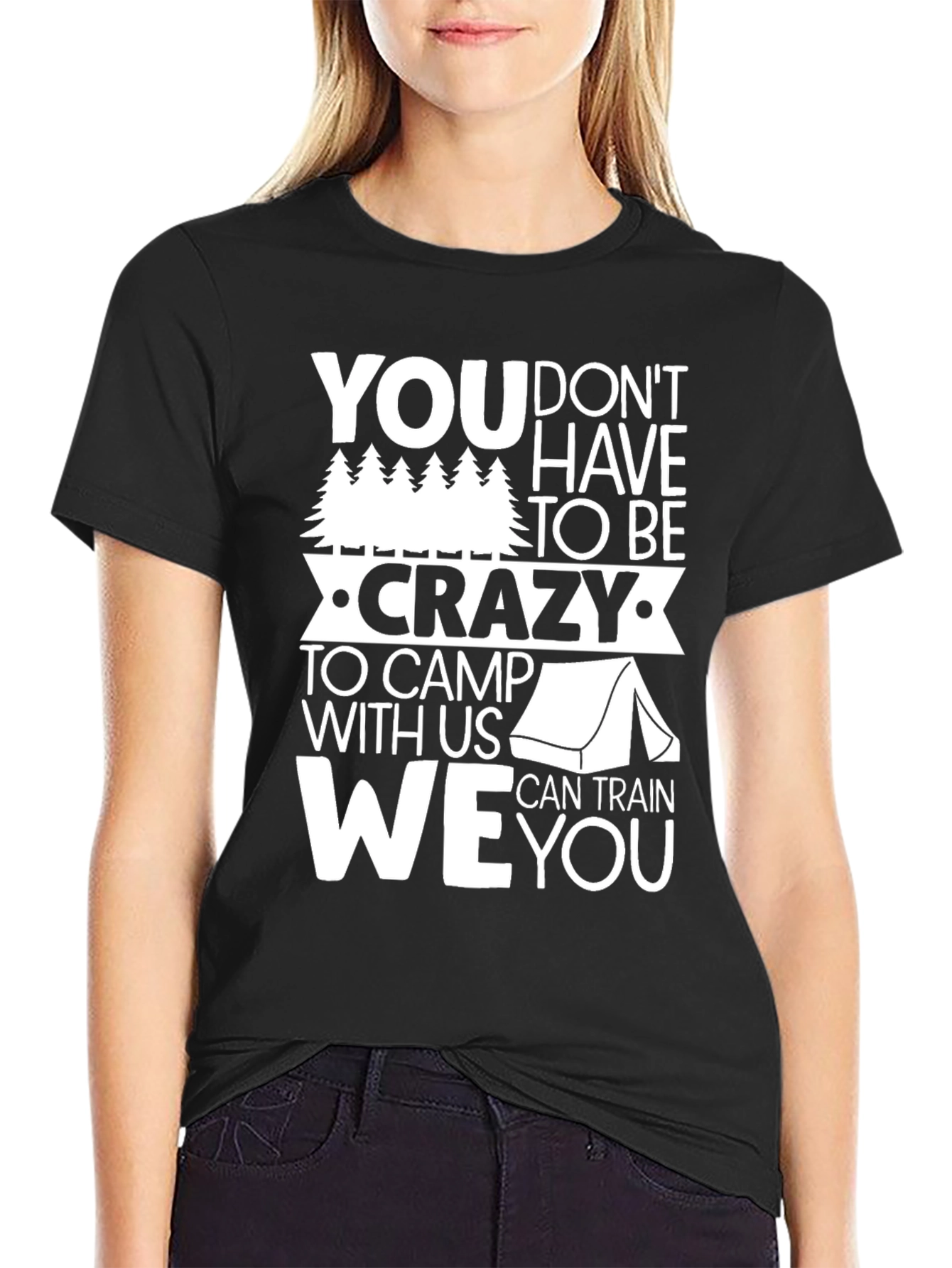 Crazy Camping Graphic T-Shirt