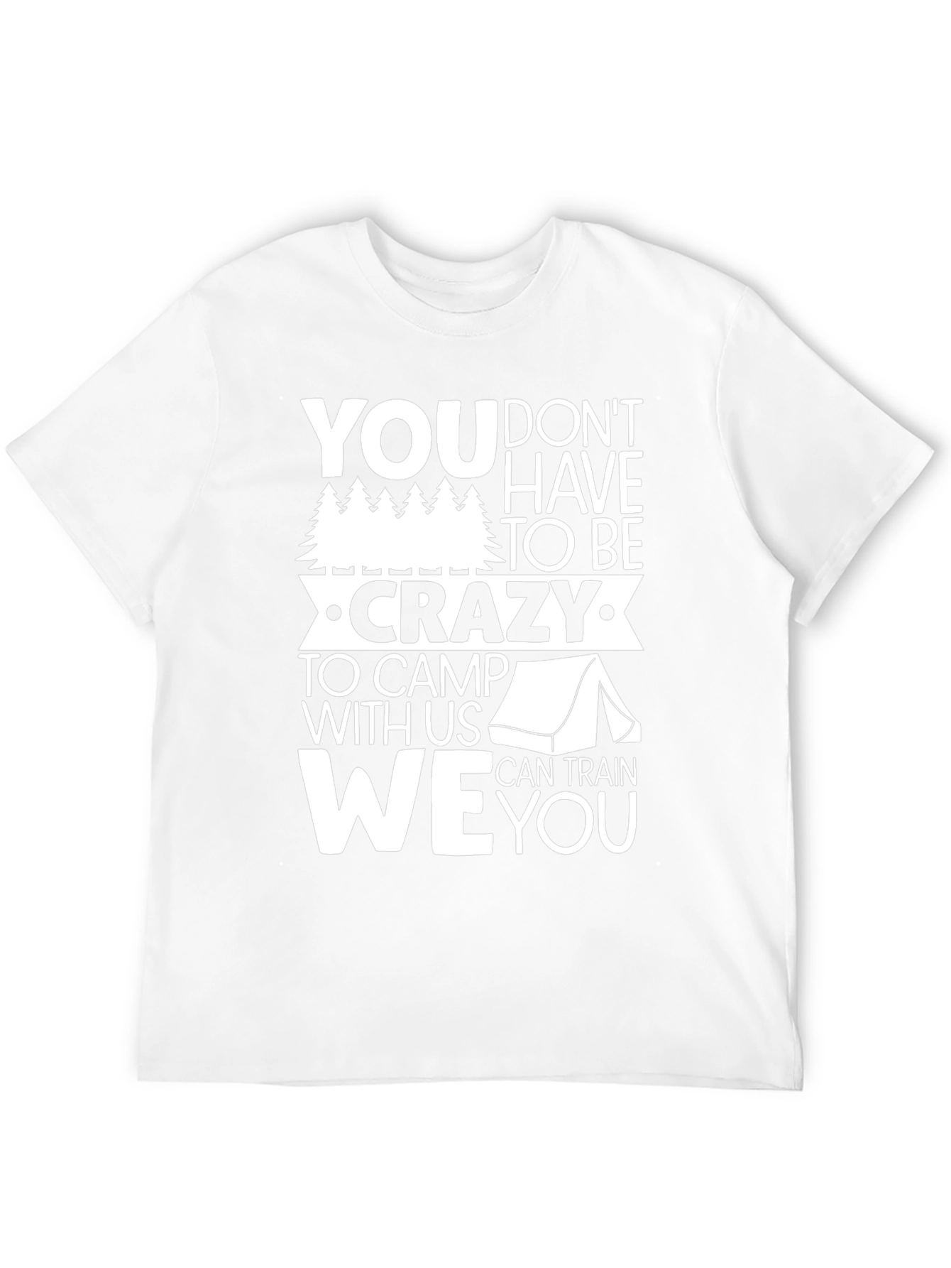 Crazy Camping Graphic T-Shirt