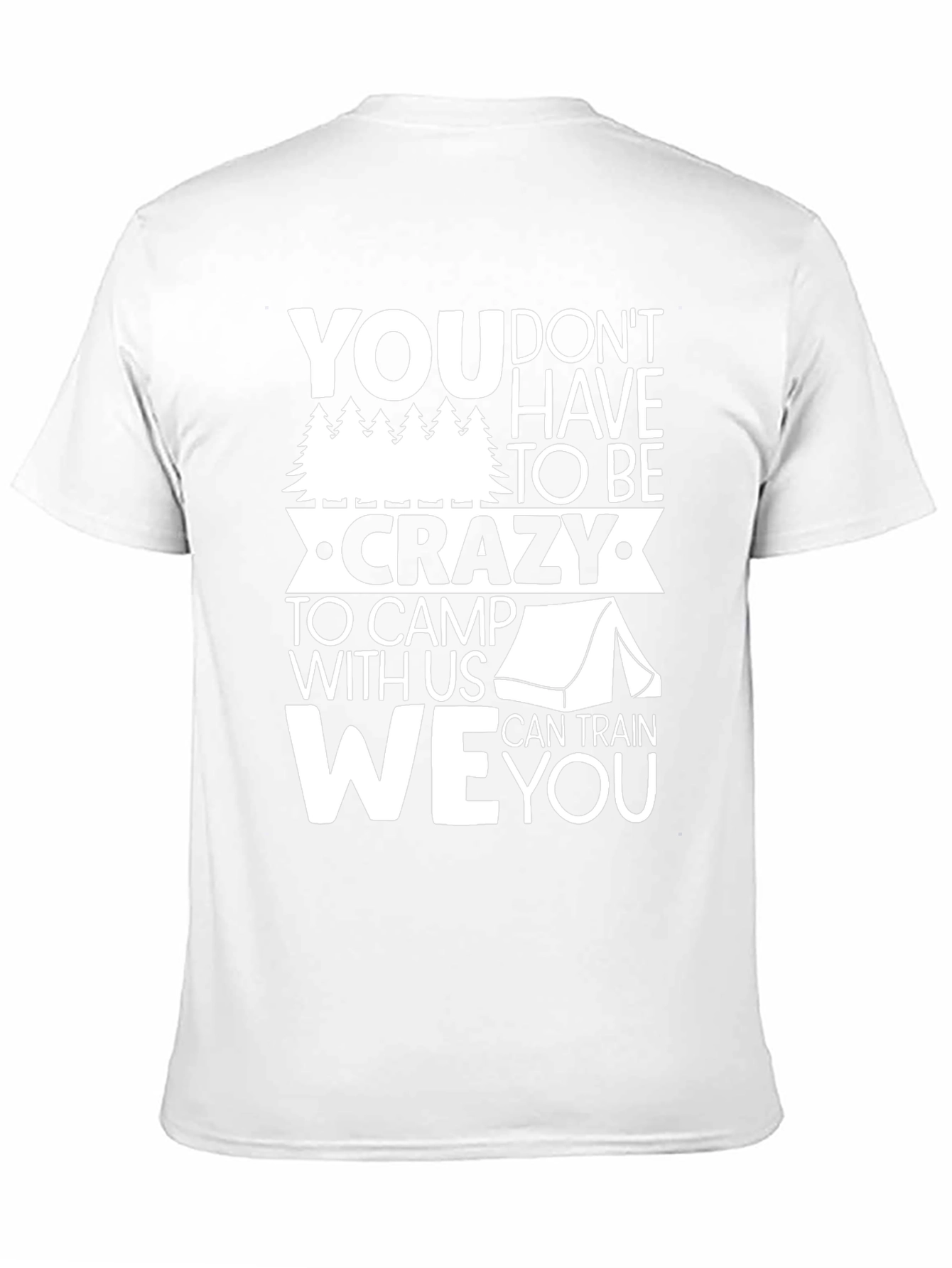 Crazy Camping Graphic T-Shirt