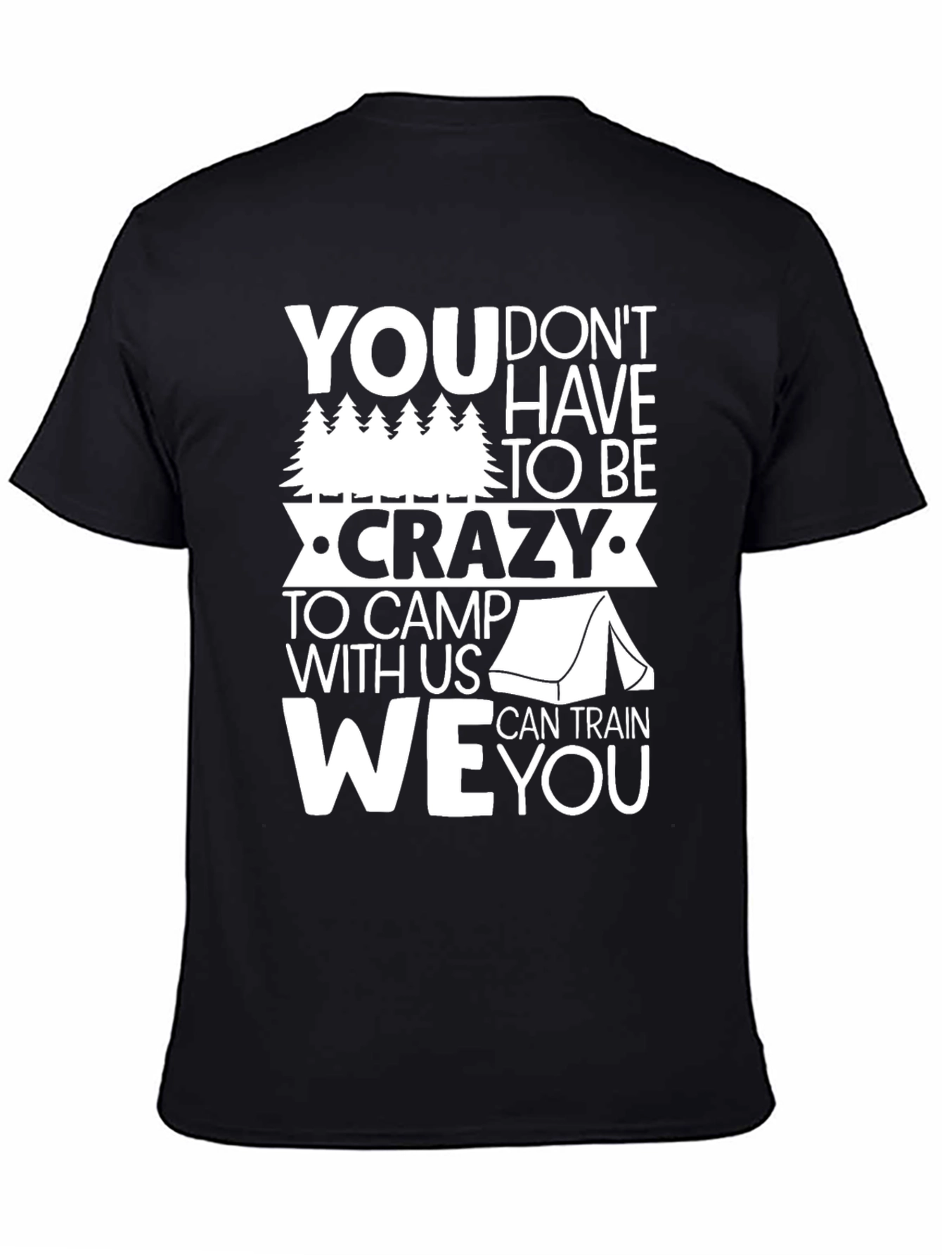 Crazy Camping Graphic T-Shirt