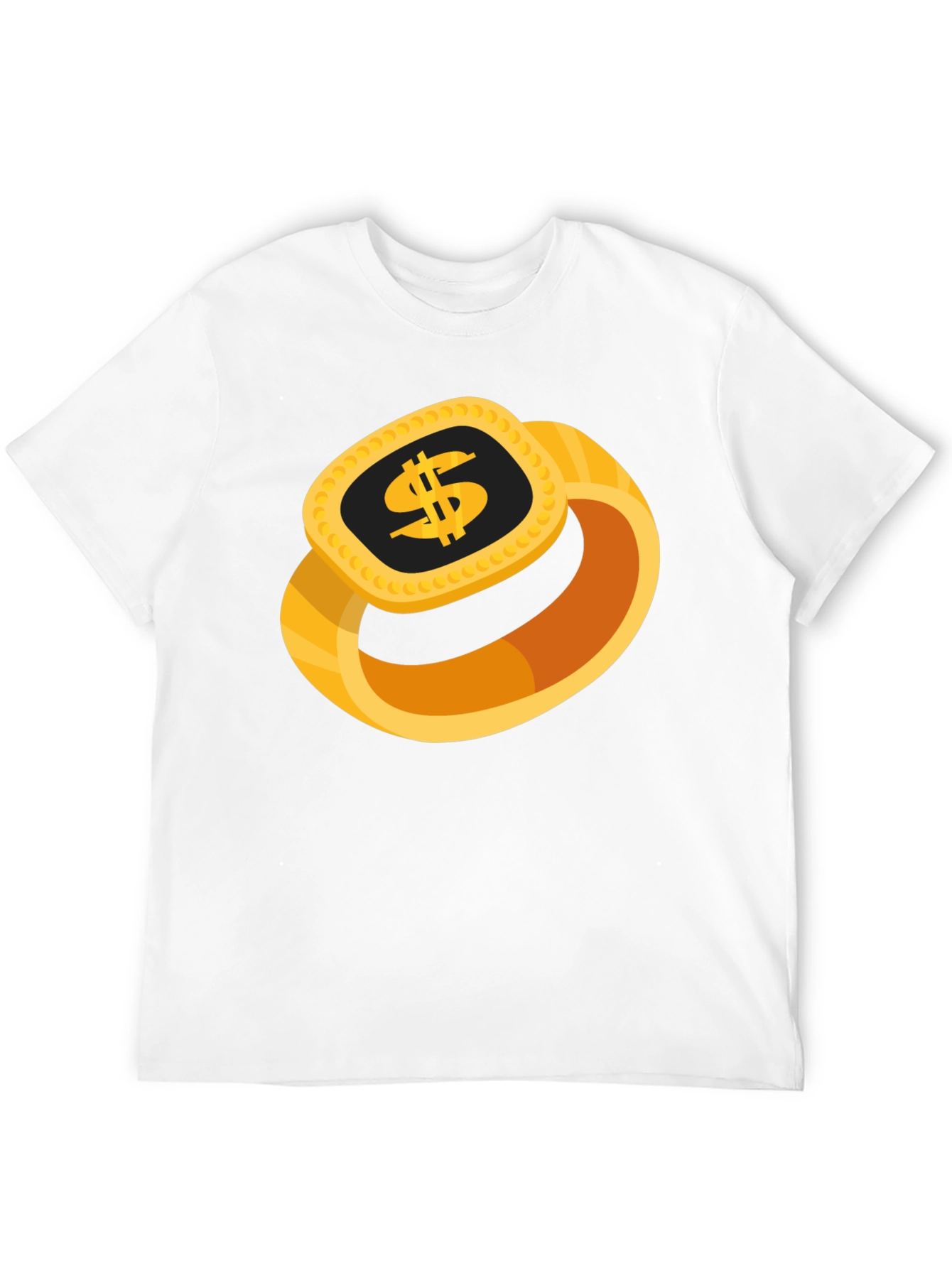 Dollar Sign Ring Graphic Tee