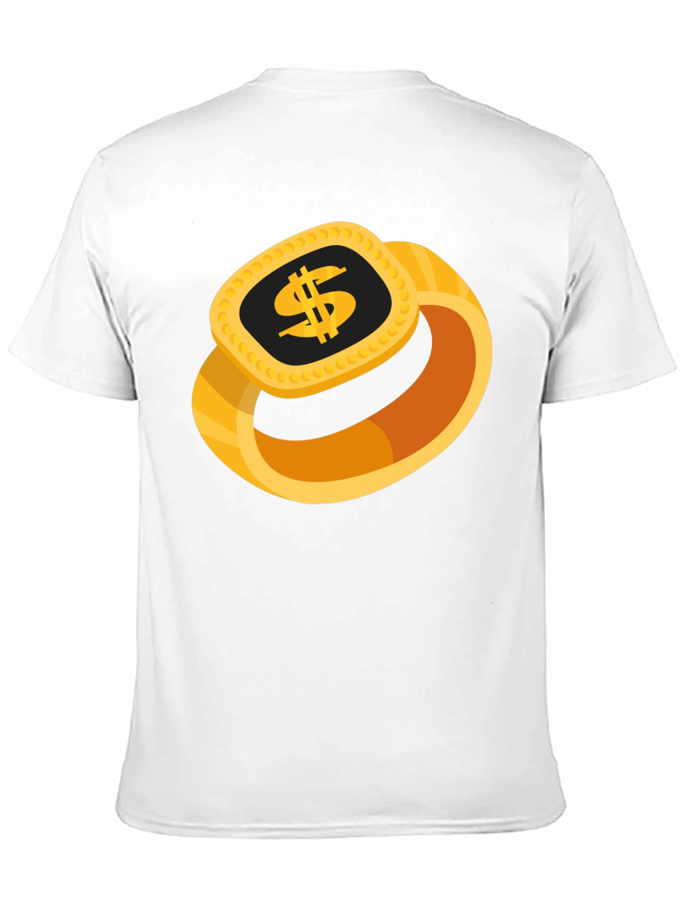 Dollar Sign Ring Graphic Tee