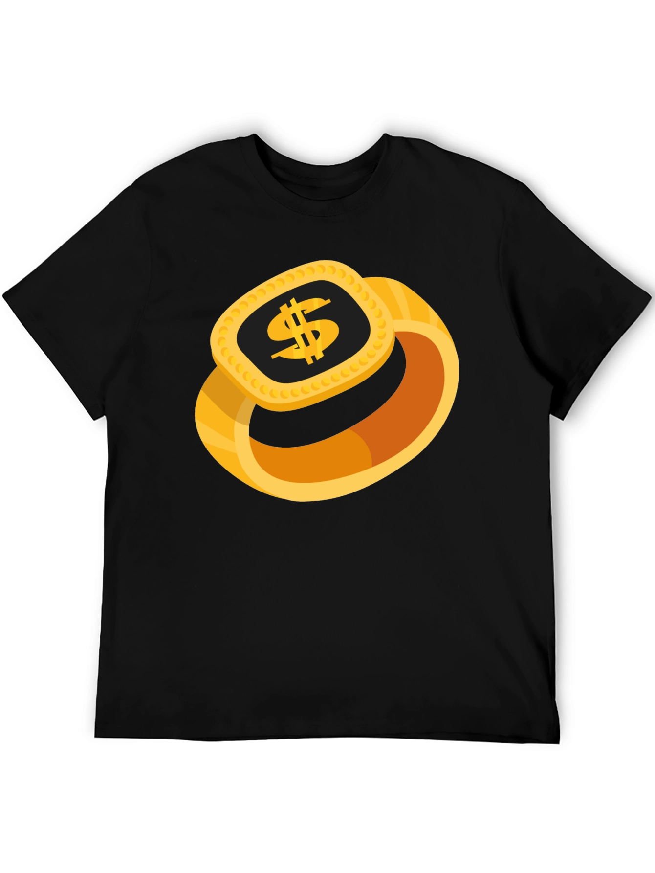 Dollar Sign Ring Graphic Tee