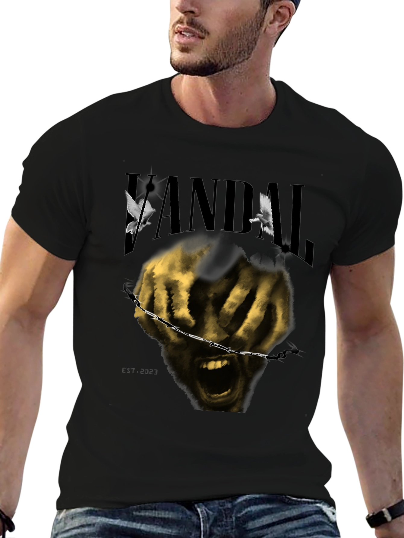 Vandal Graphic Tee: Edgy Streetwear