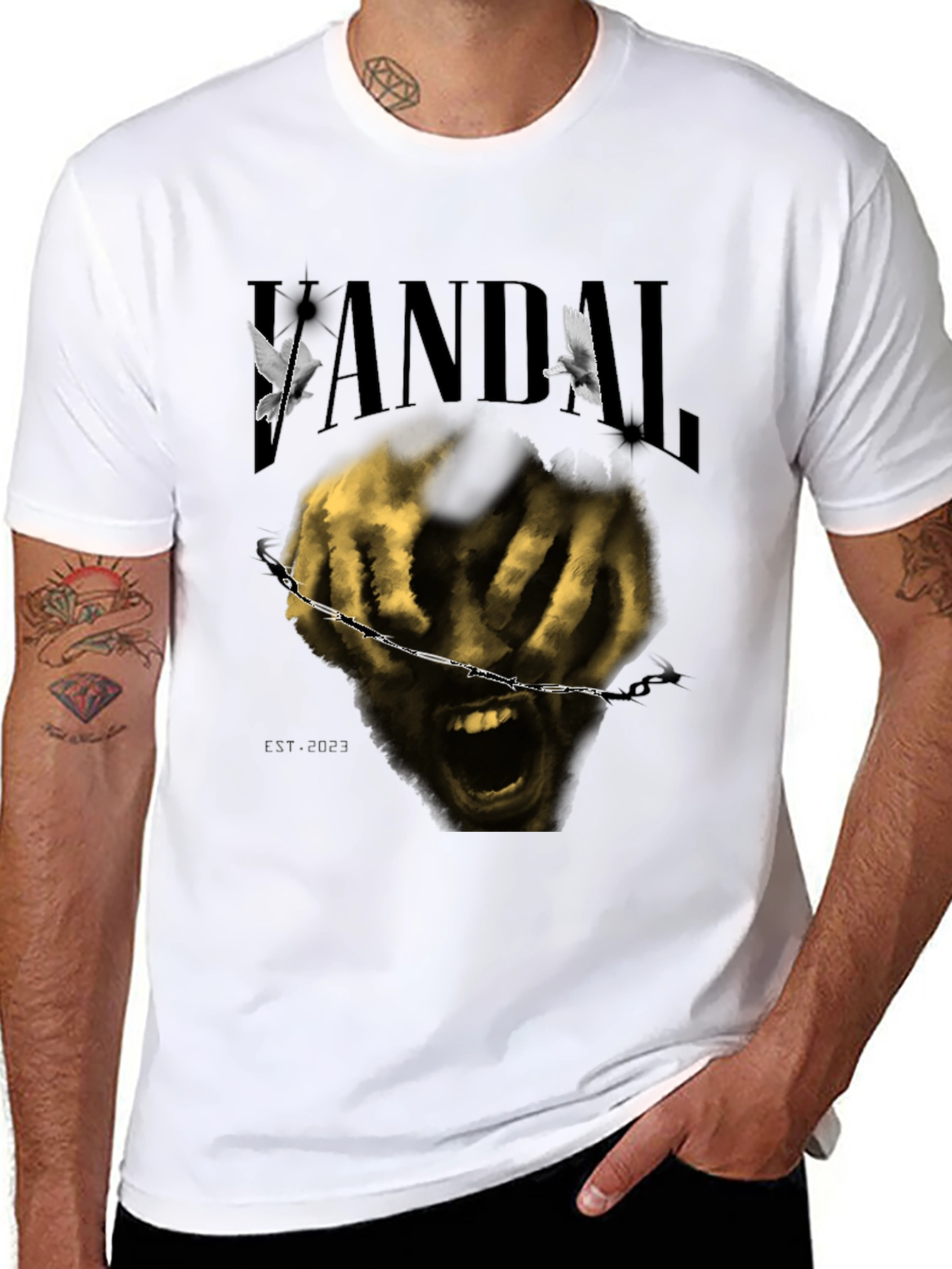 Vandal Graphic Tee: Edgy Streetwear