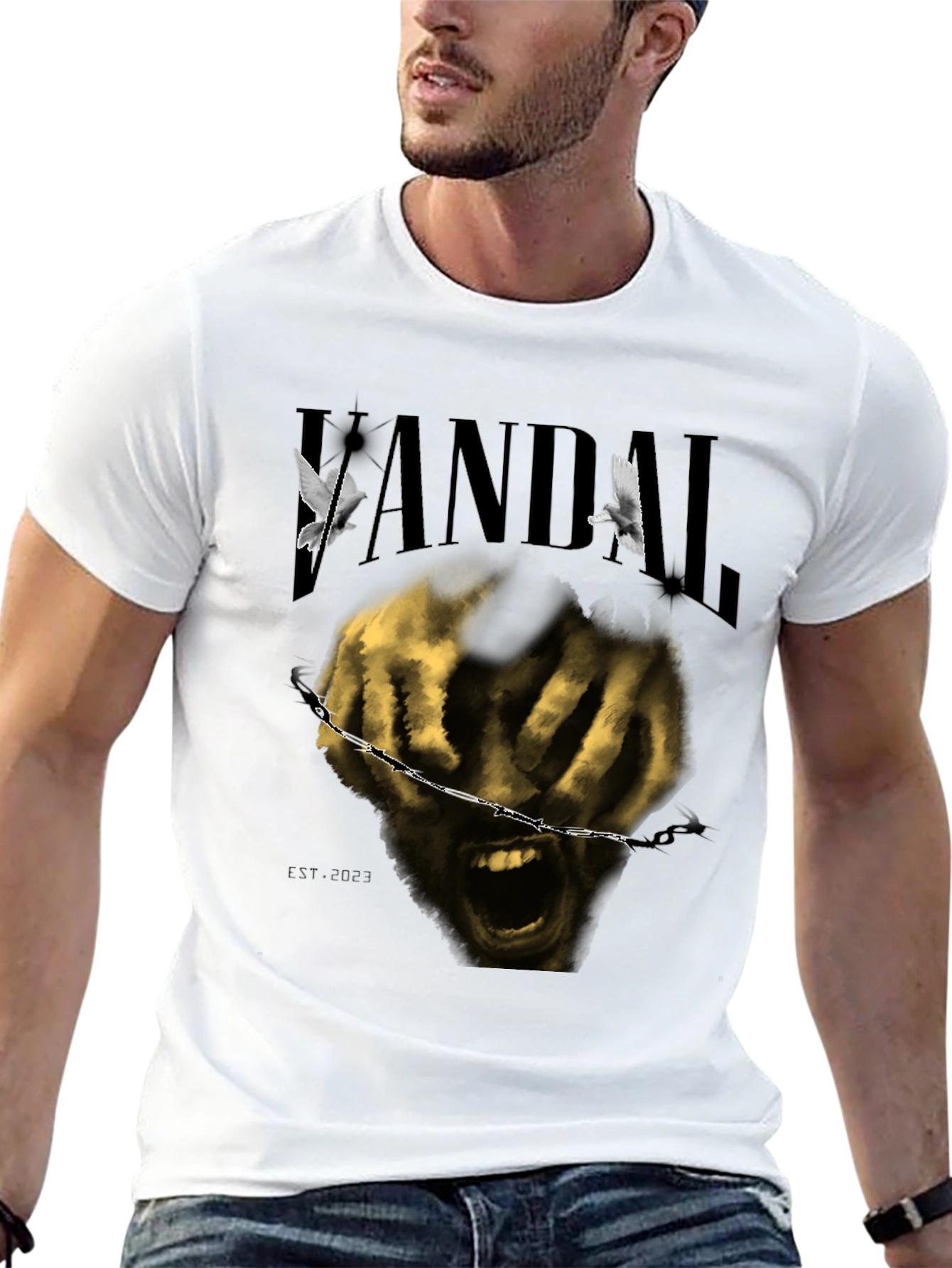 Vandal Graphic Tee: Edgy Streetwear
