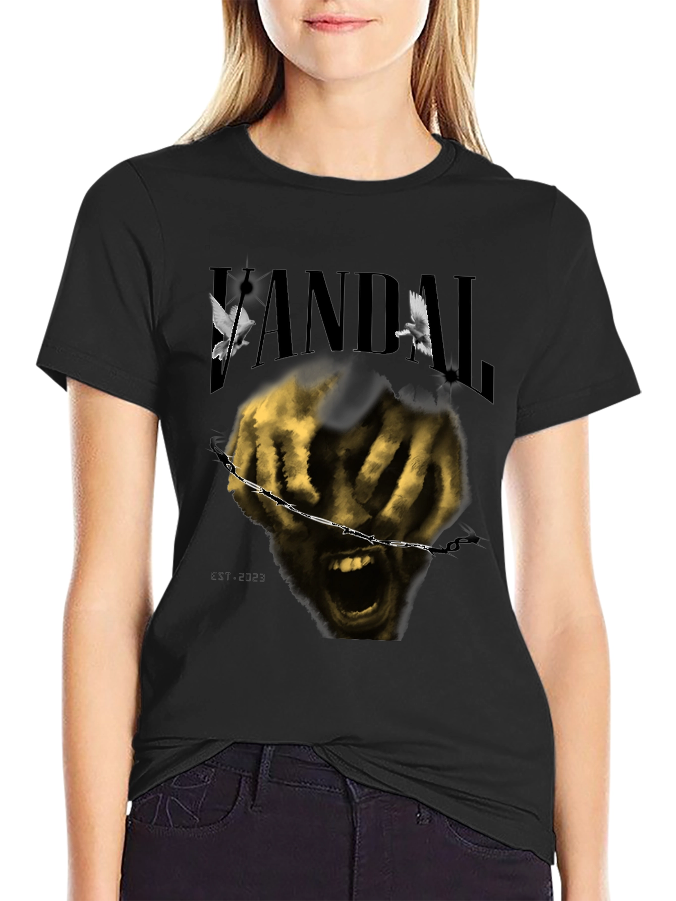Vandal Graphic Tee: Edgy Streetwear