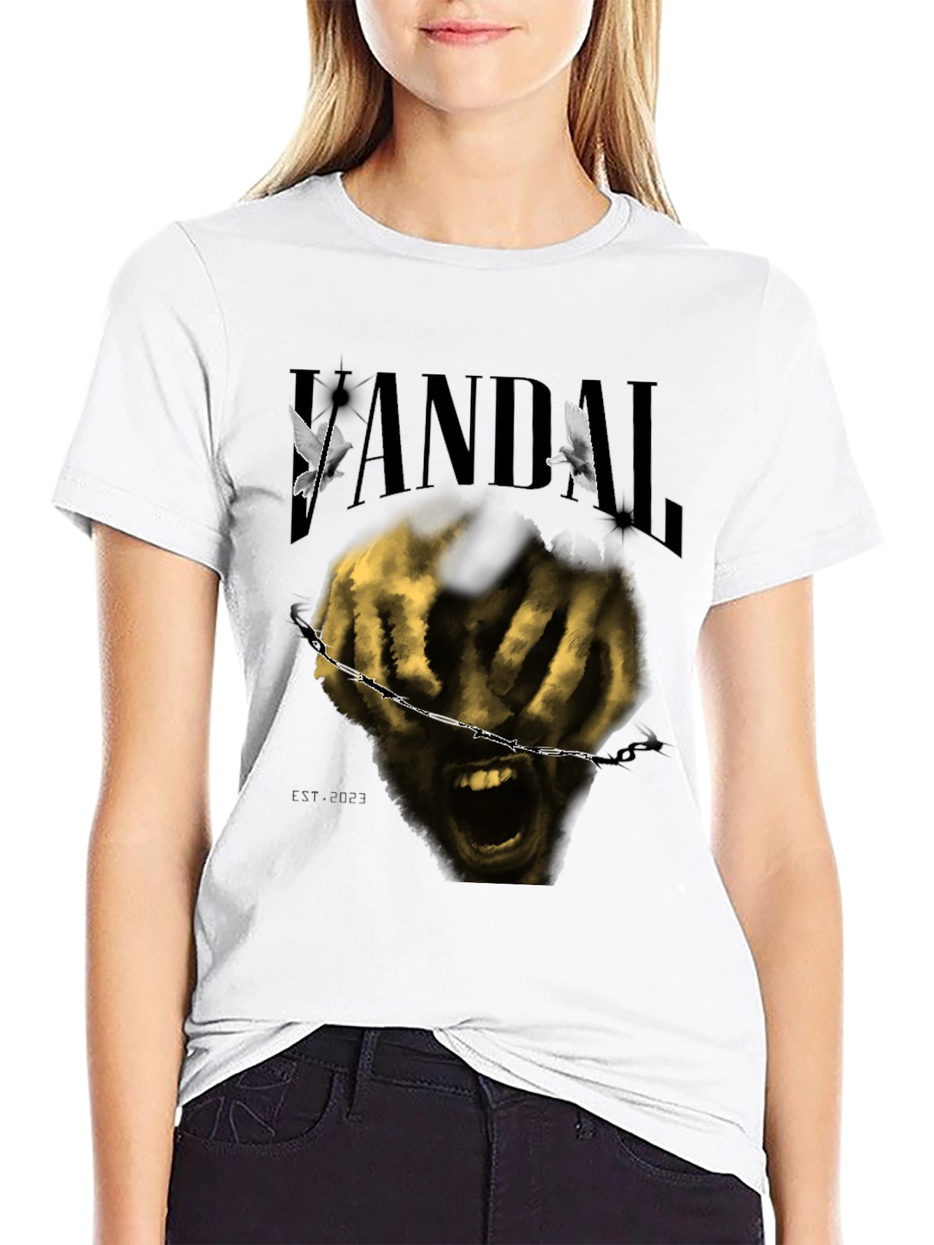 Vandal Graphic Tee: Edgy Streetwear
