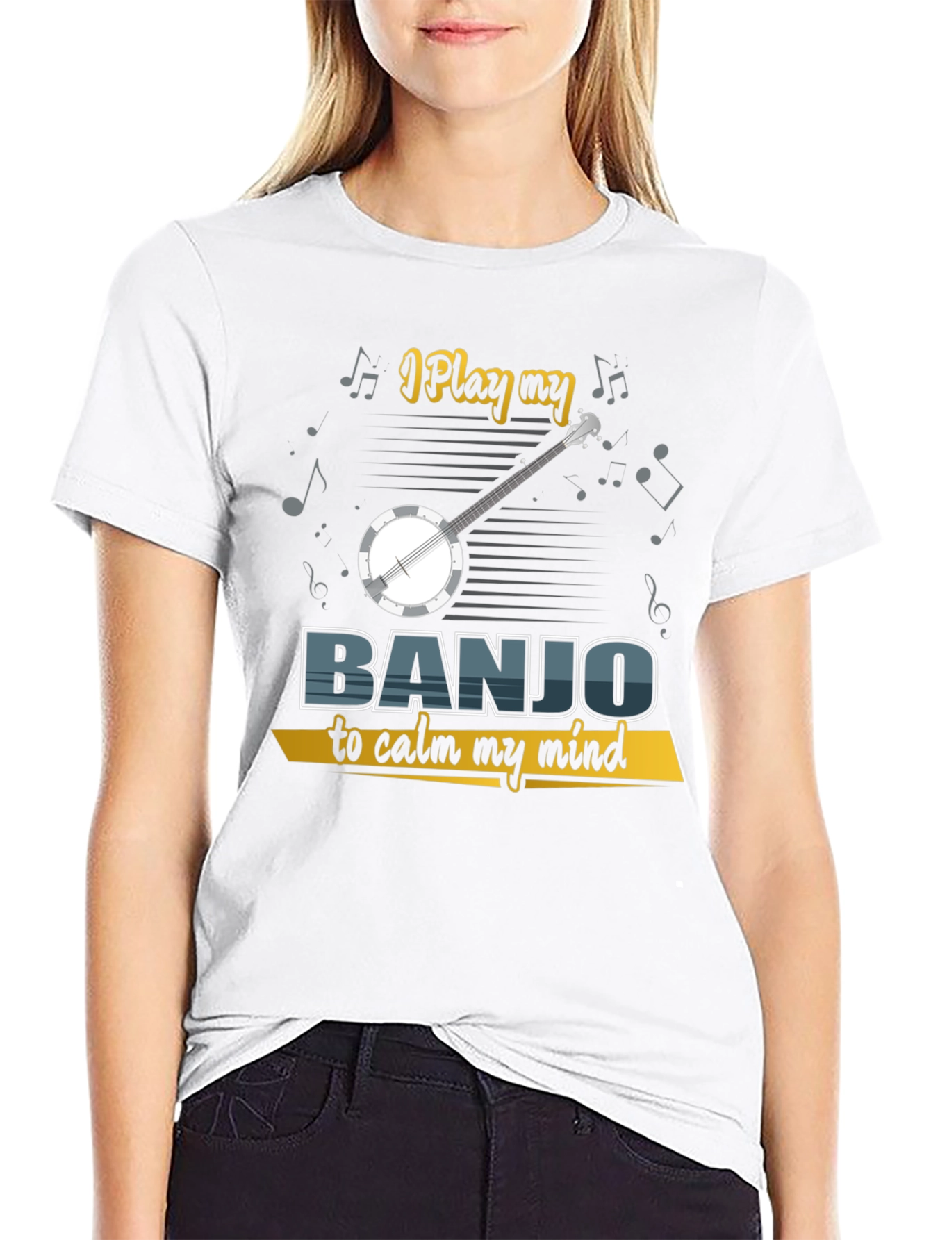 I Play Banjo T-Shirt Music Lover Gift