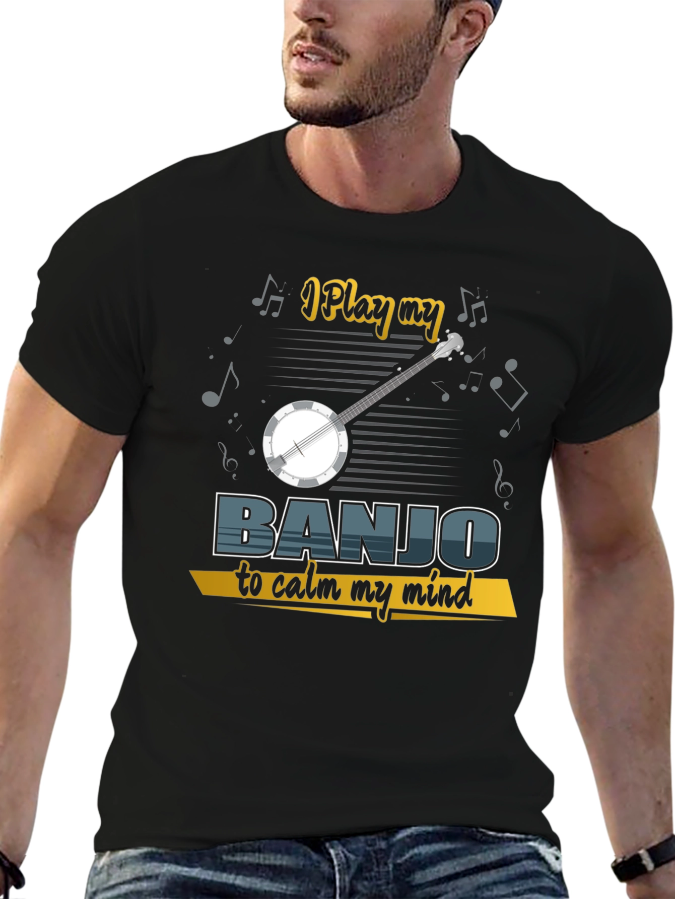 I Play Banjo T-Shirt Music Lover Gift