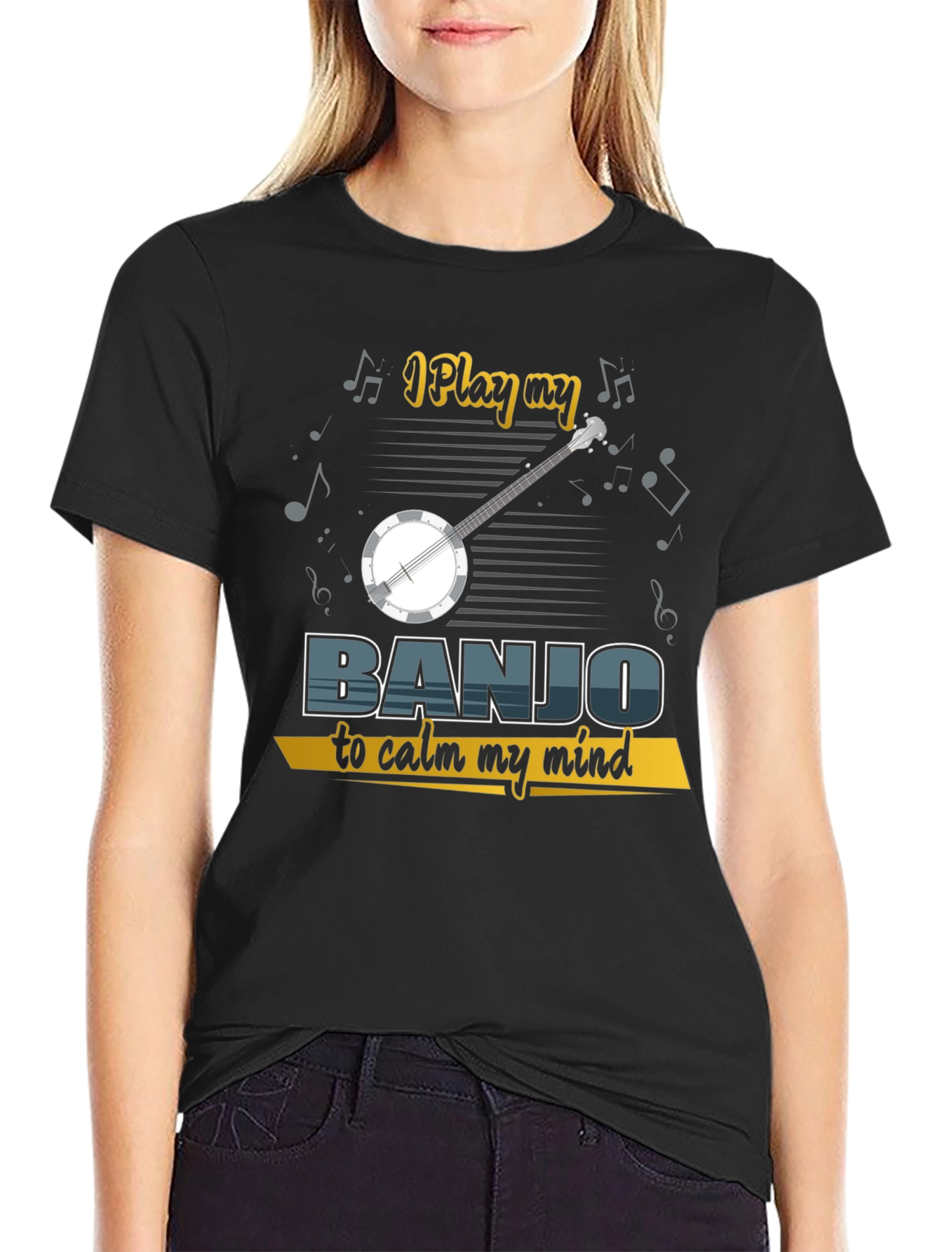 I Play Banjo T-Shirt Music Lover Gift