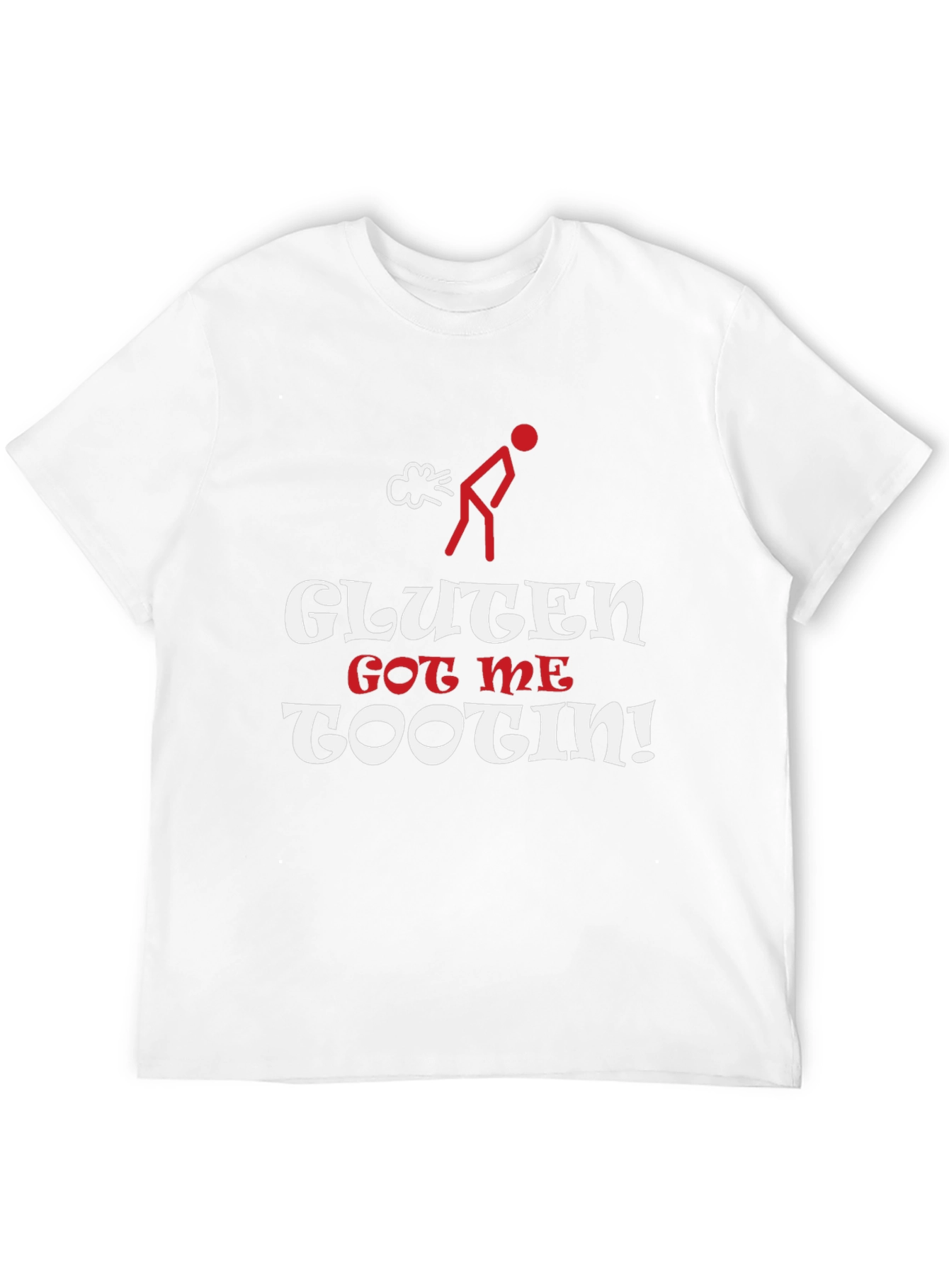 Gluten Got Me Tootin Black Graphic Tee