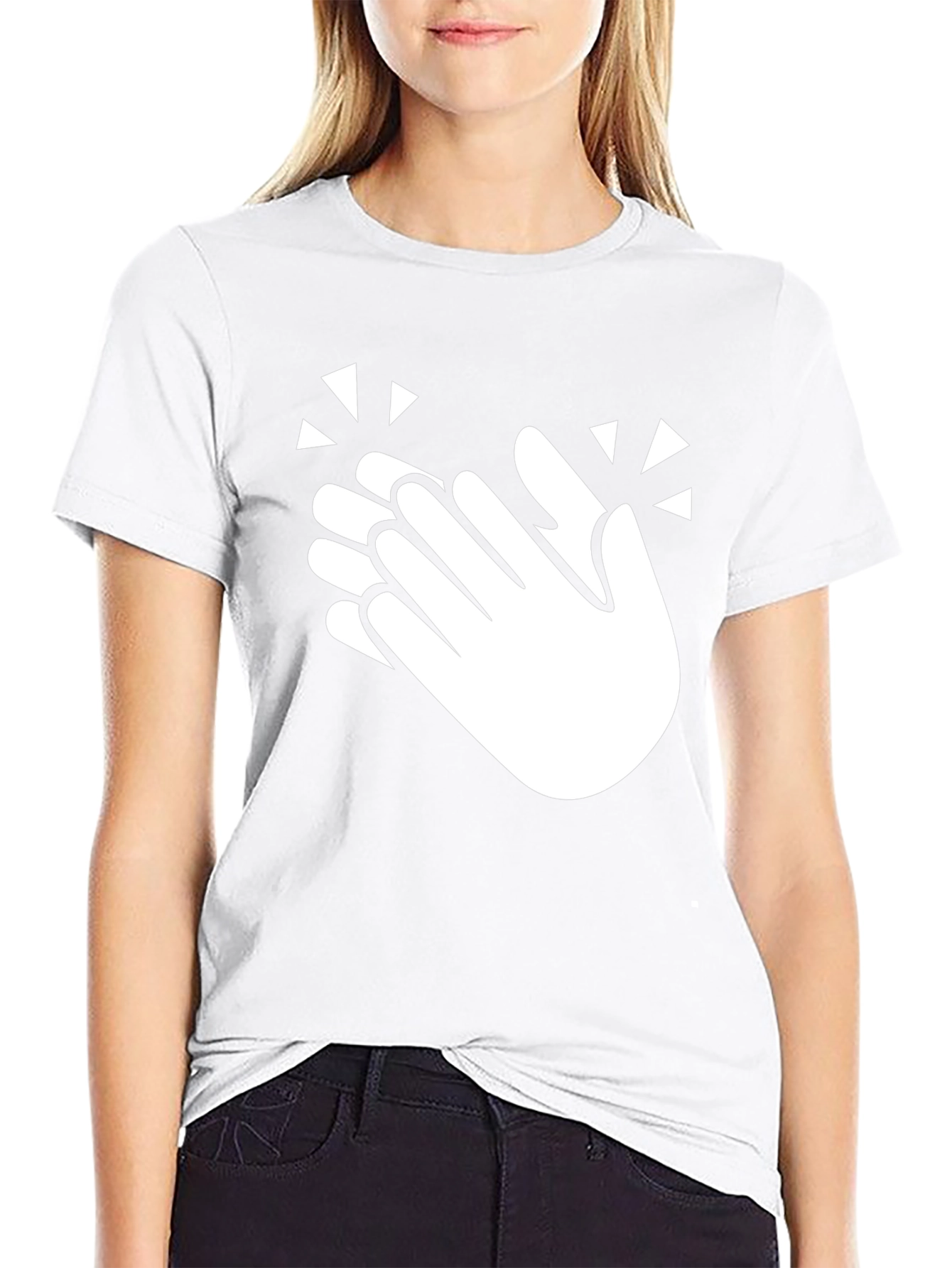Clapping Hands Graphic Tee - Express Yourself!