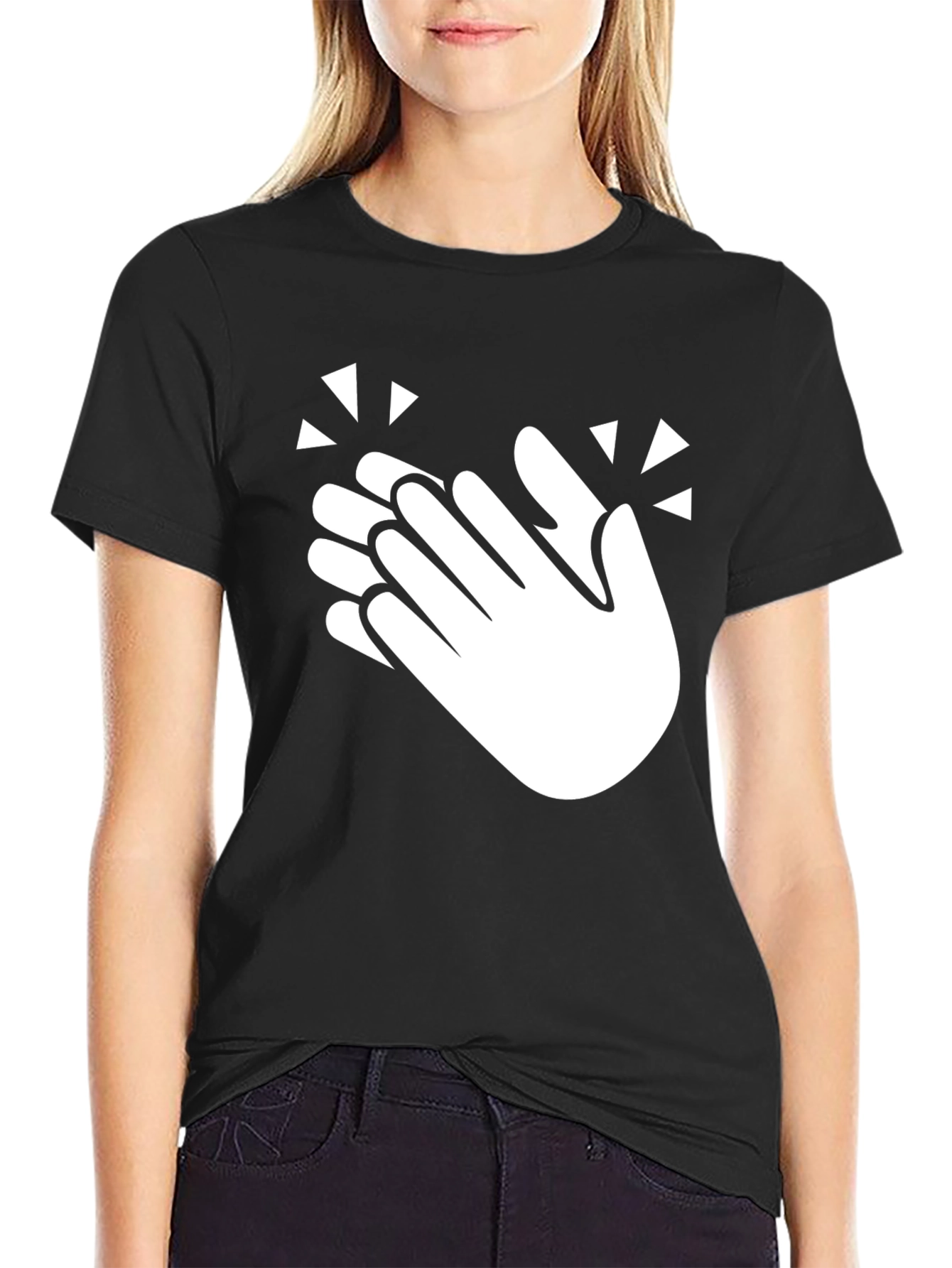 Clapping Hands Graphic Tee - Express Yourself!