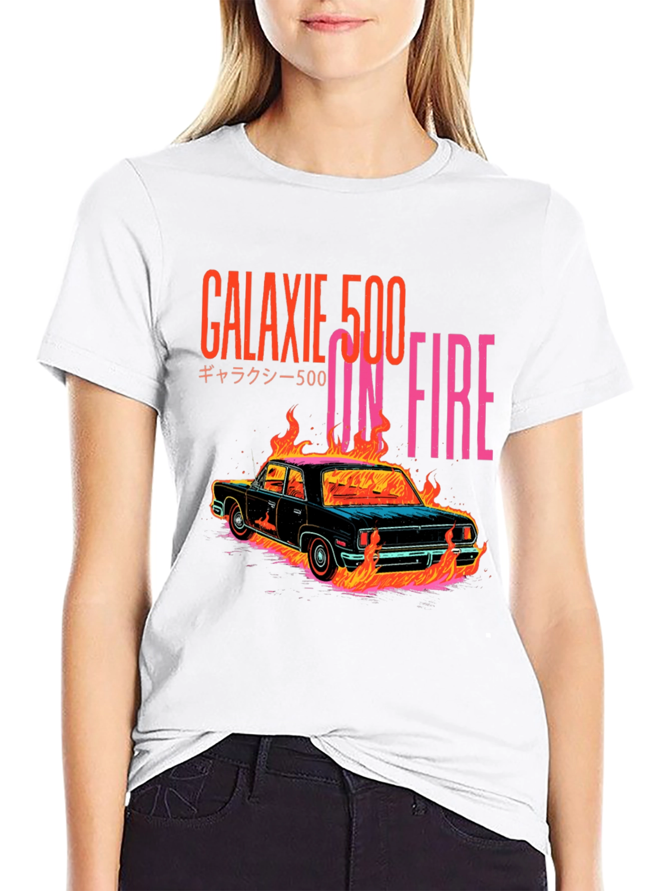 Galaxie 500 On Fire Graphic Tee