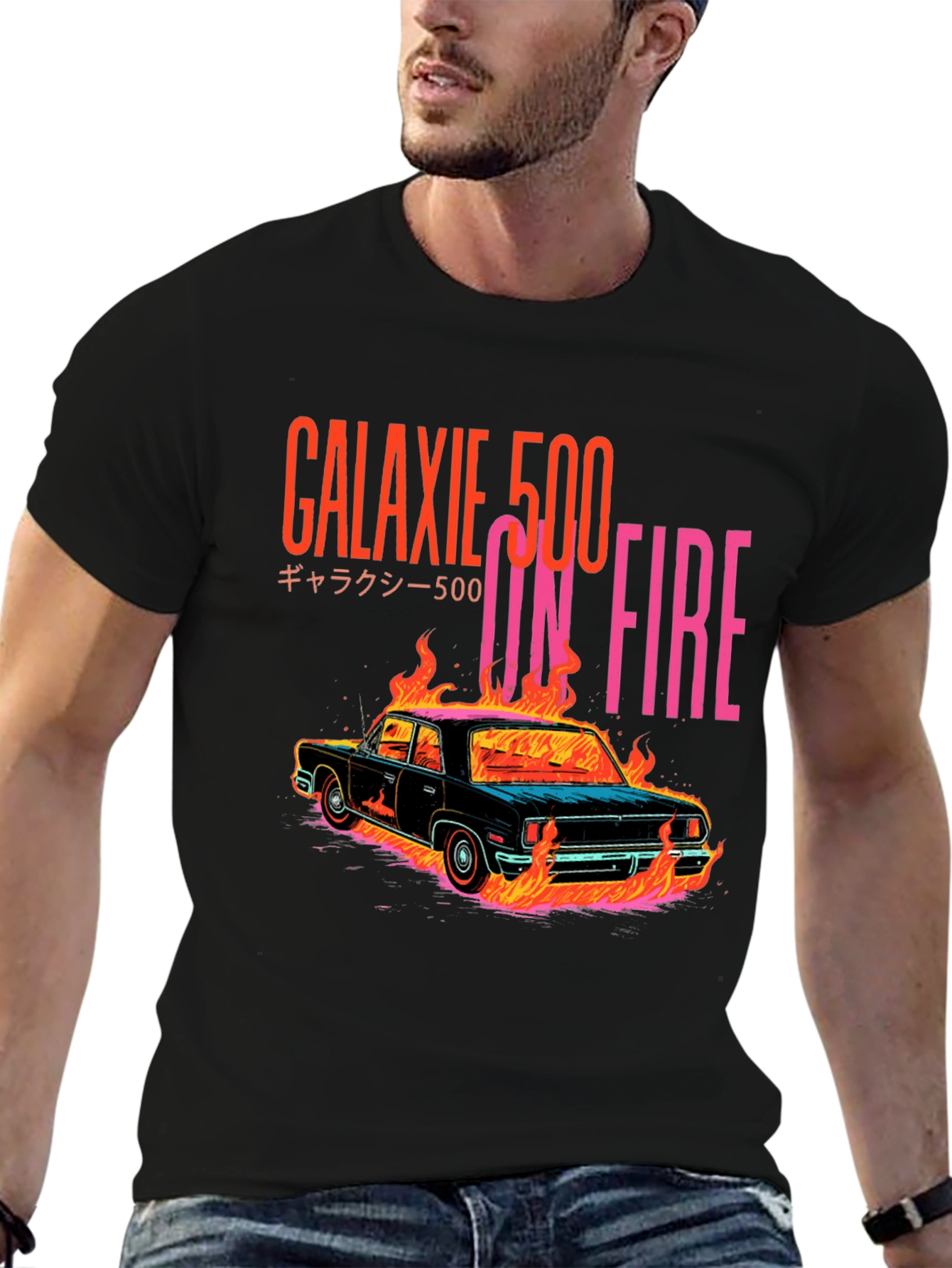 Galaxie 500 On Fire Graphic Tee