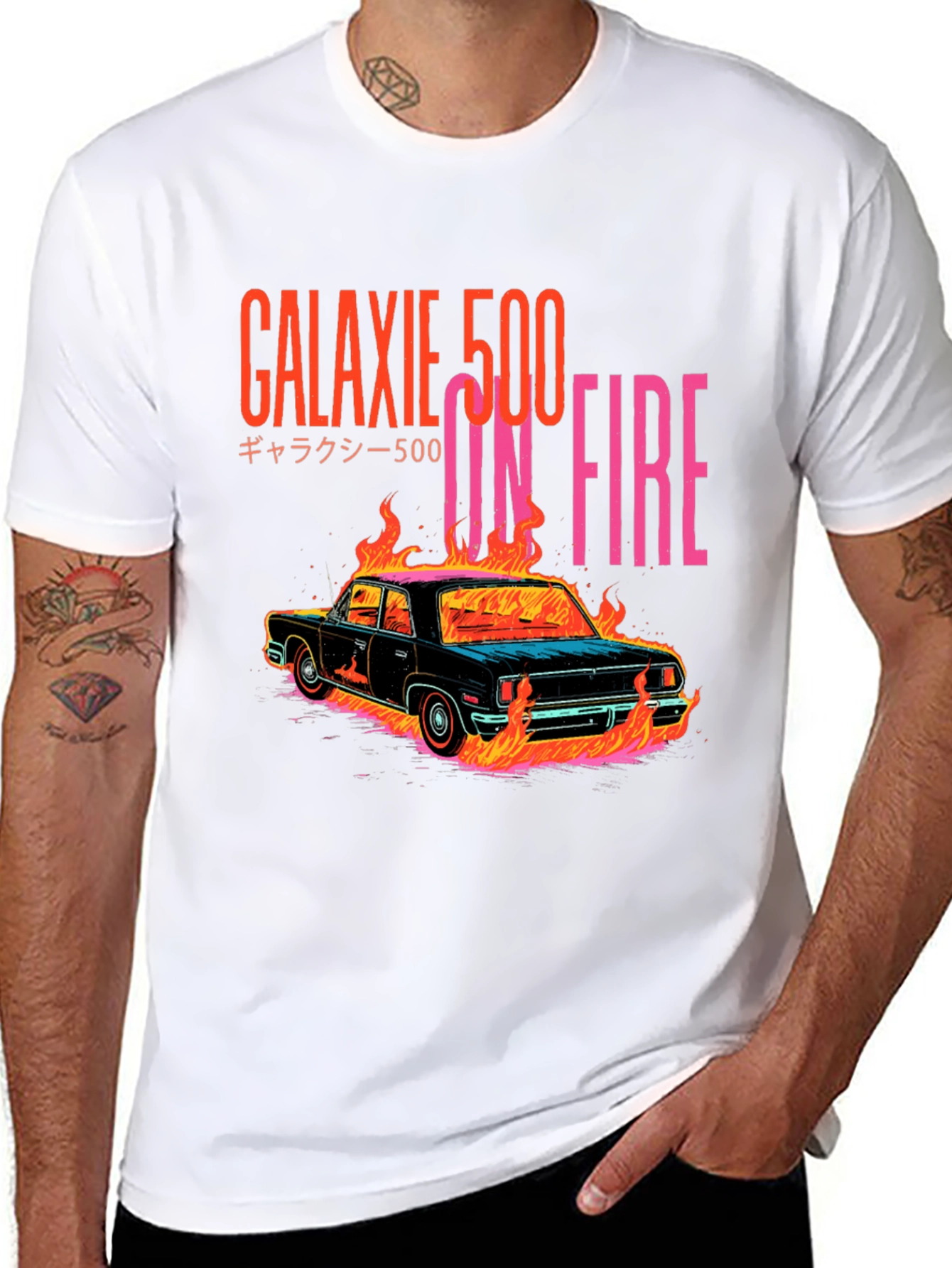 Galaxie 500 On Fire Graphic Tee