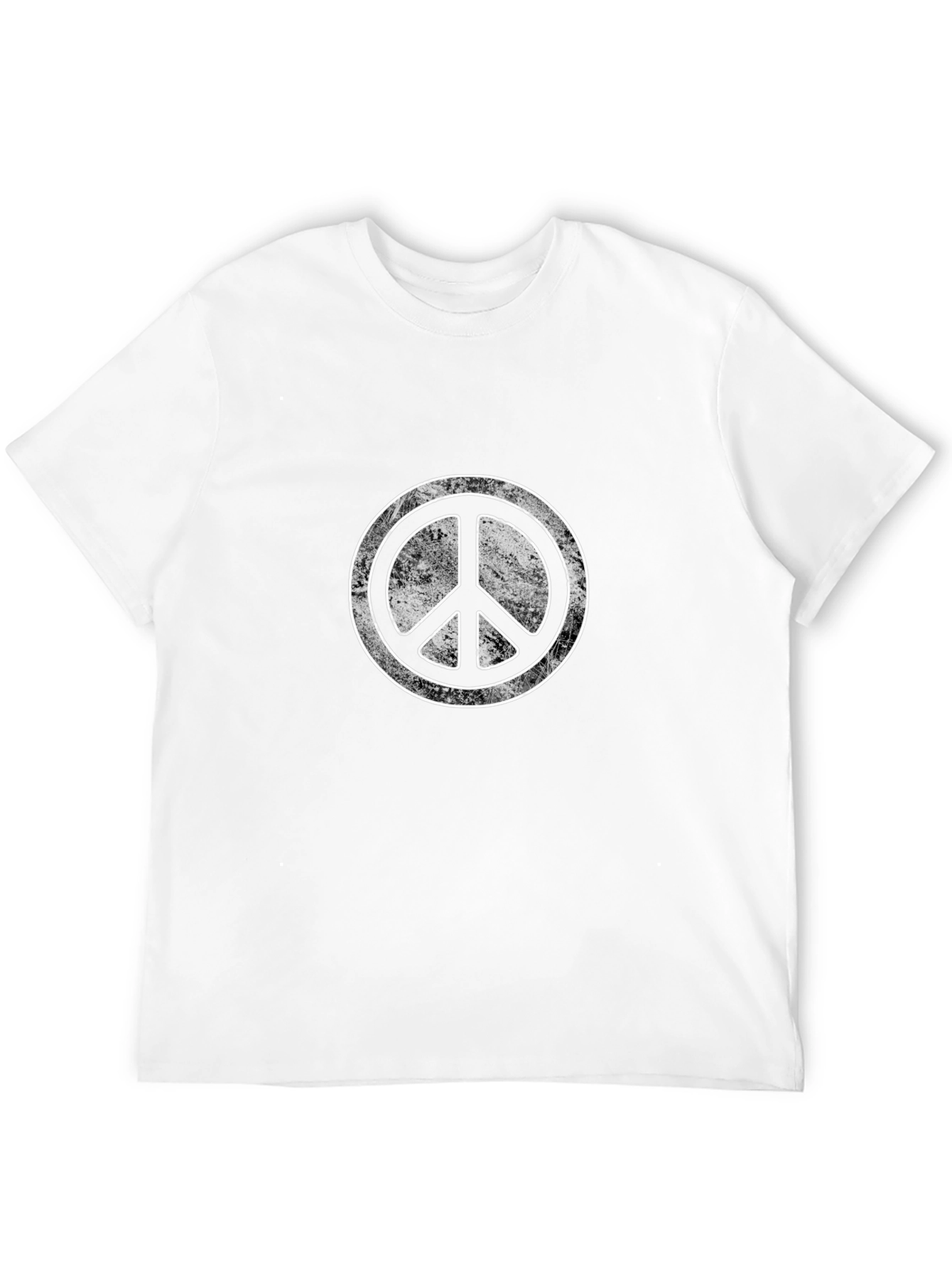 Retro Peace Sign Black T-Shirt
