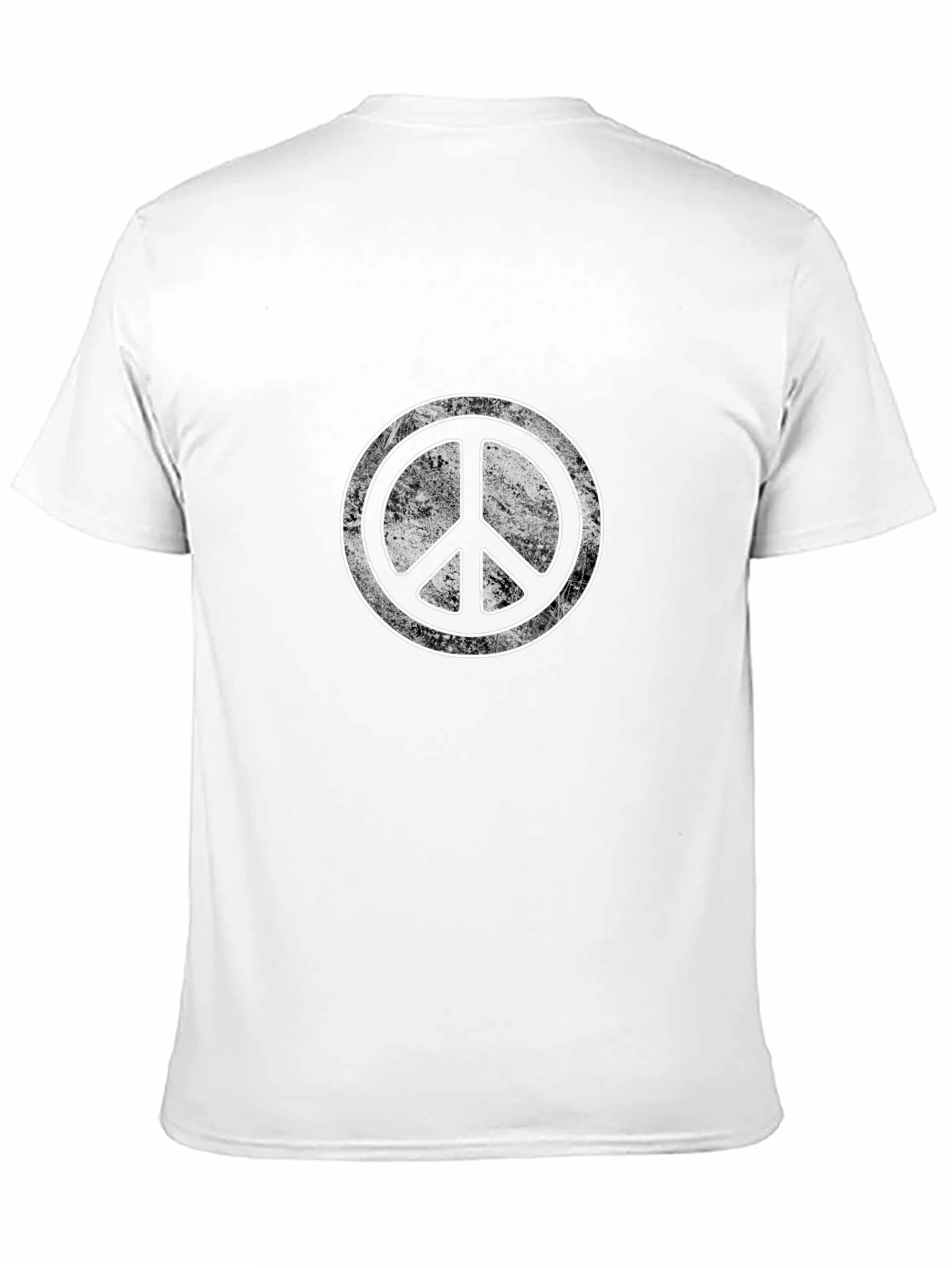Retro Peace Sign Black T-Shirt