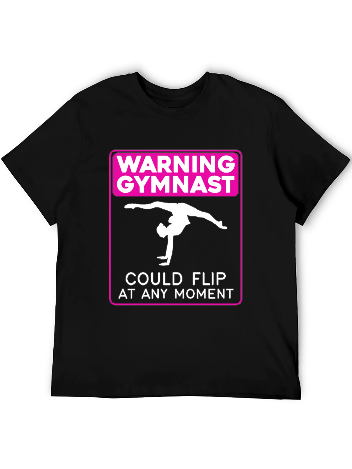 Warning Gymnast Flip T-Shirt