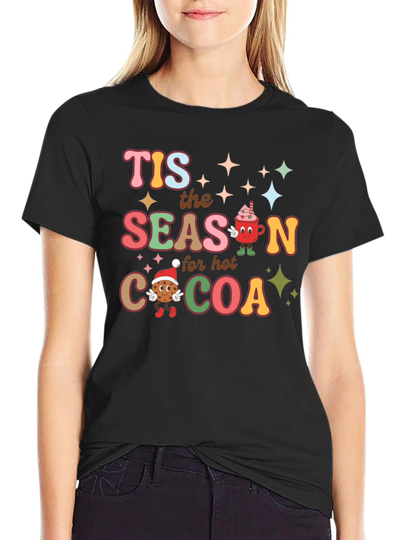 Tis the Season Hot Cocoa Graphic Tee
