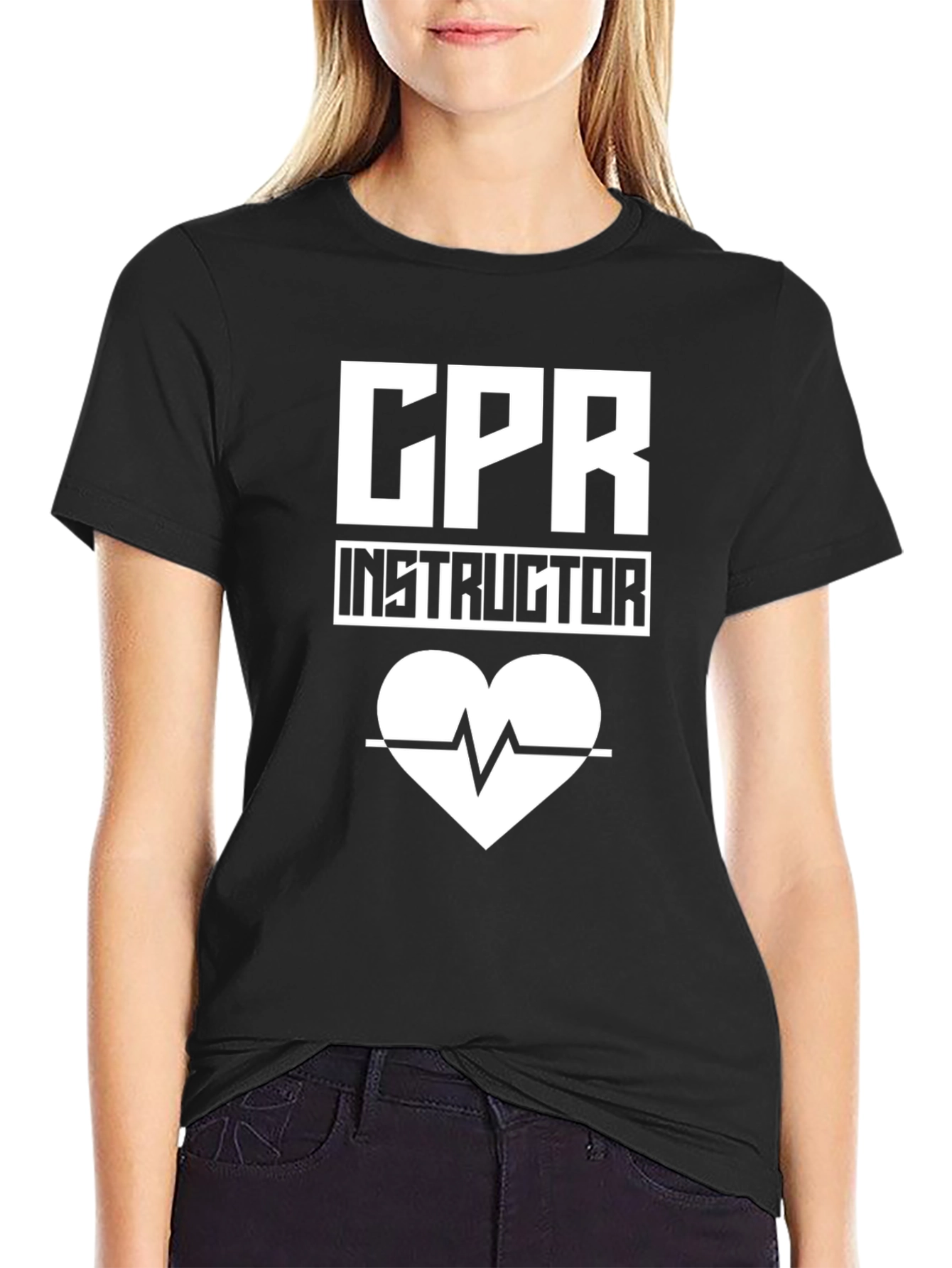 CPR Instructor Heartbeat T-Shirt