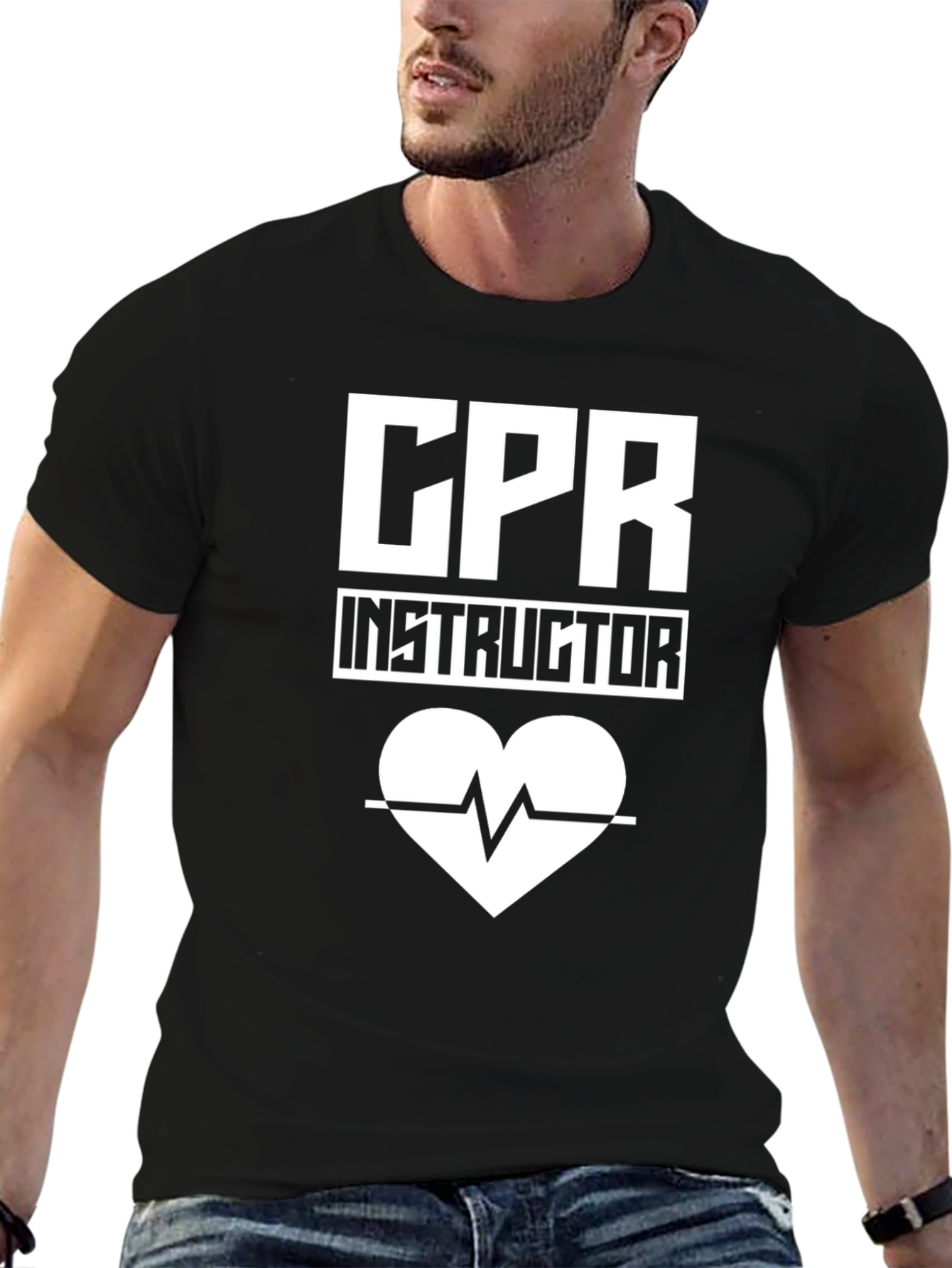 CPR Instructor Heartbeat T-Shirt